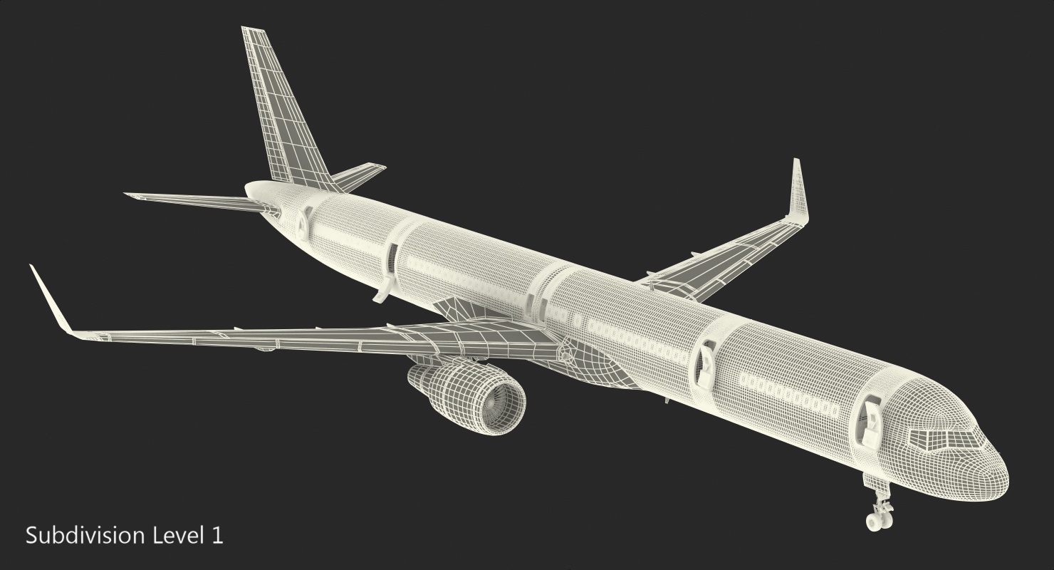 3D Boeing 757 300 with Interior and Cockpit Delta Air Lines