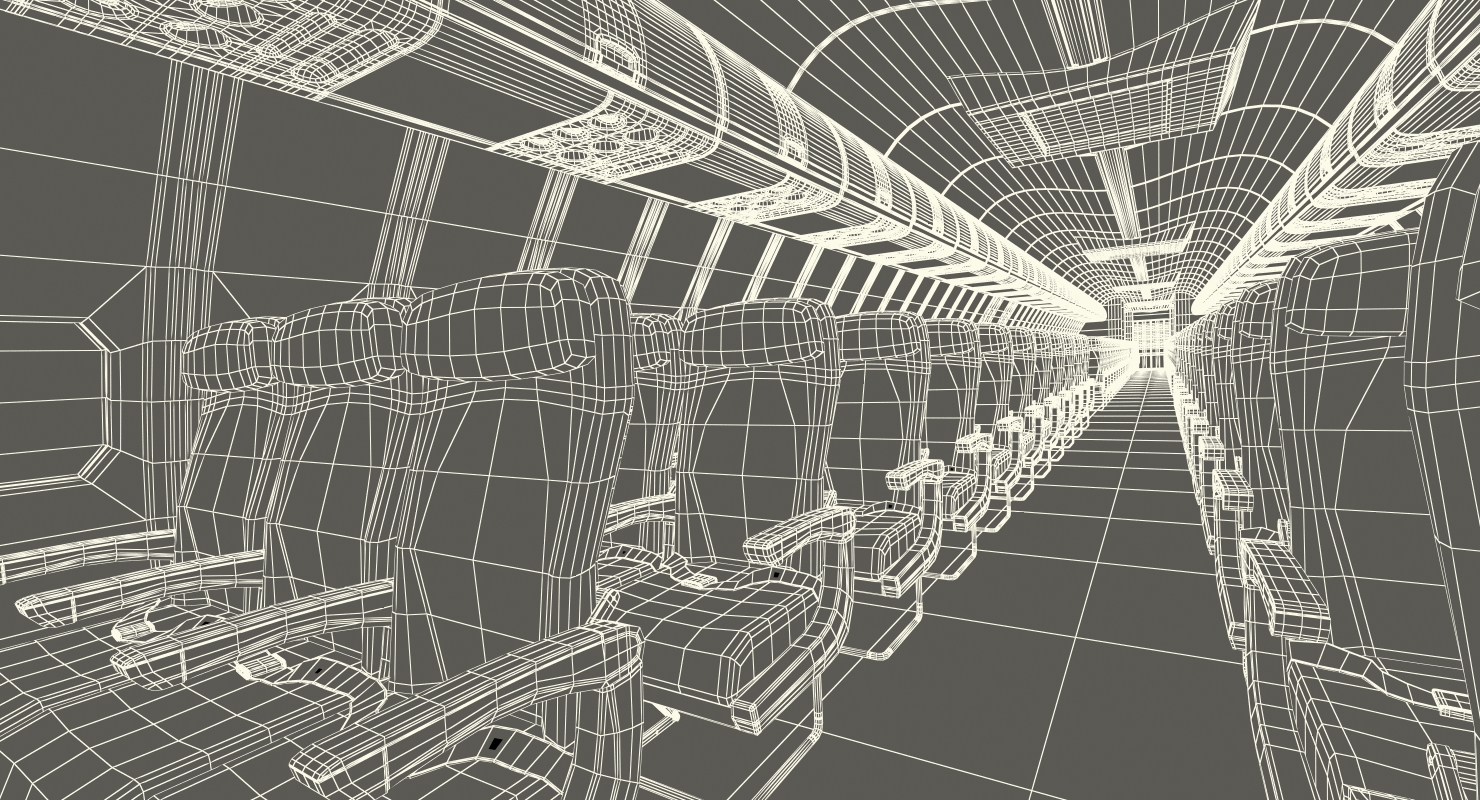 3D Boeing 757 300 with Interior and Cockpit Delta Air Lines