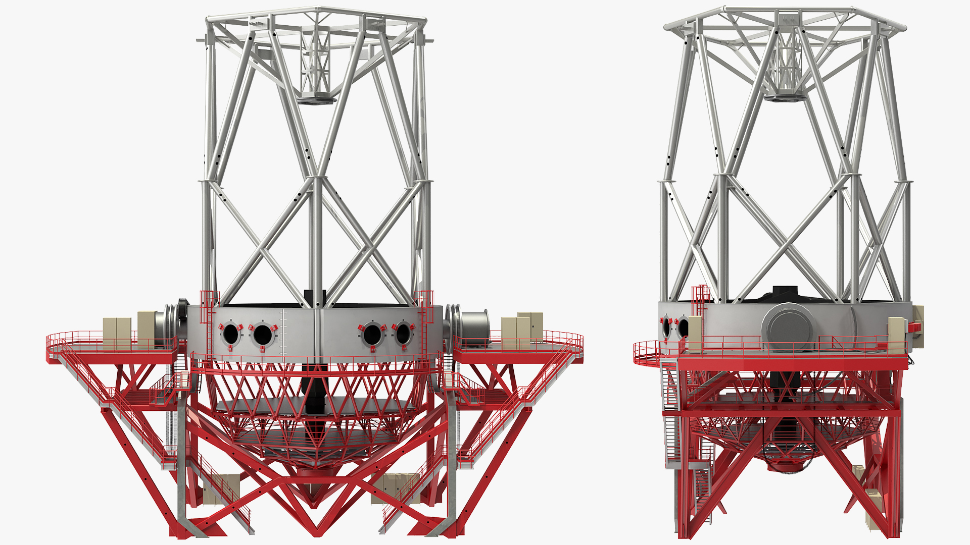 3D model Reflecting Telescope