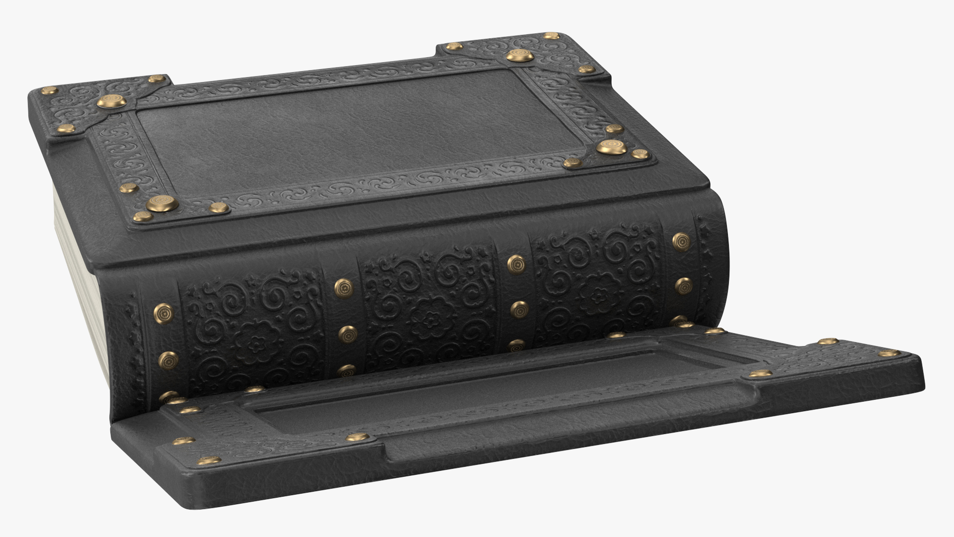 3D model Vintage Ornate Book Black