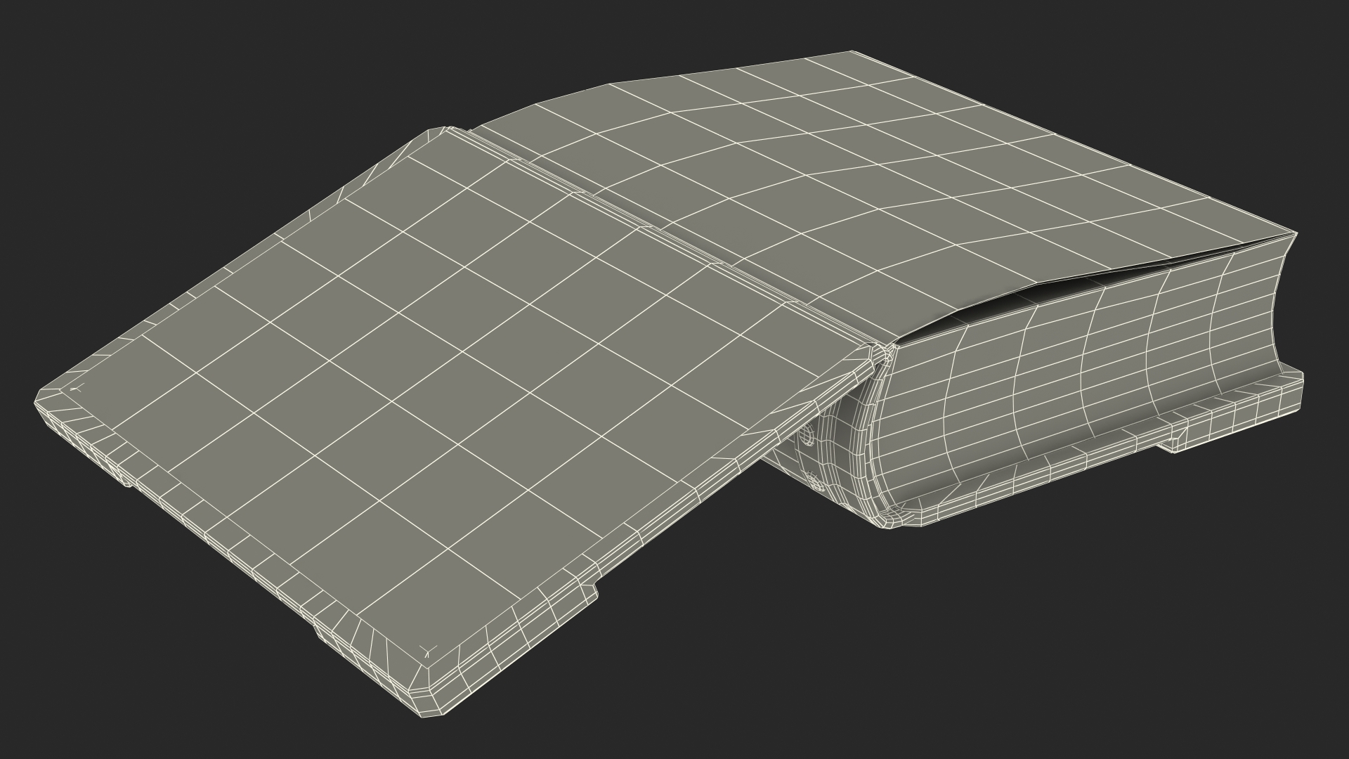 3D model Vintage Ornate Book Black