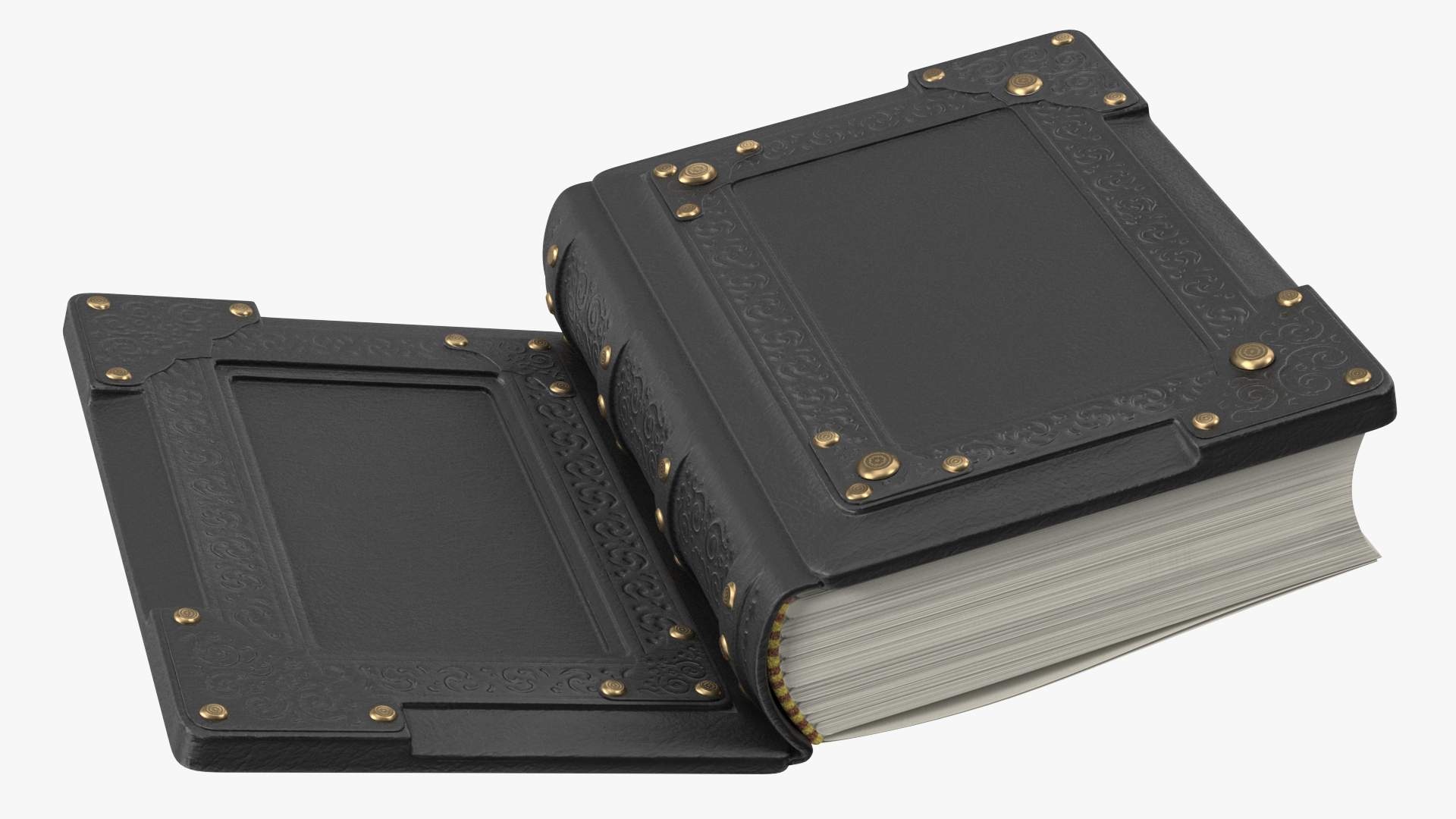 3D model Vintage Ornate Book Black