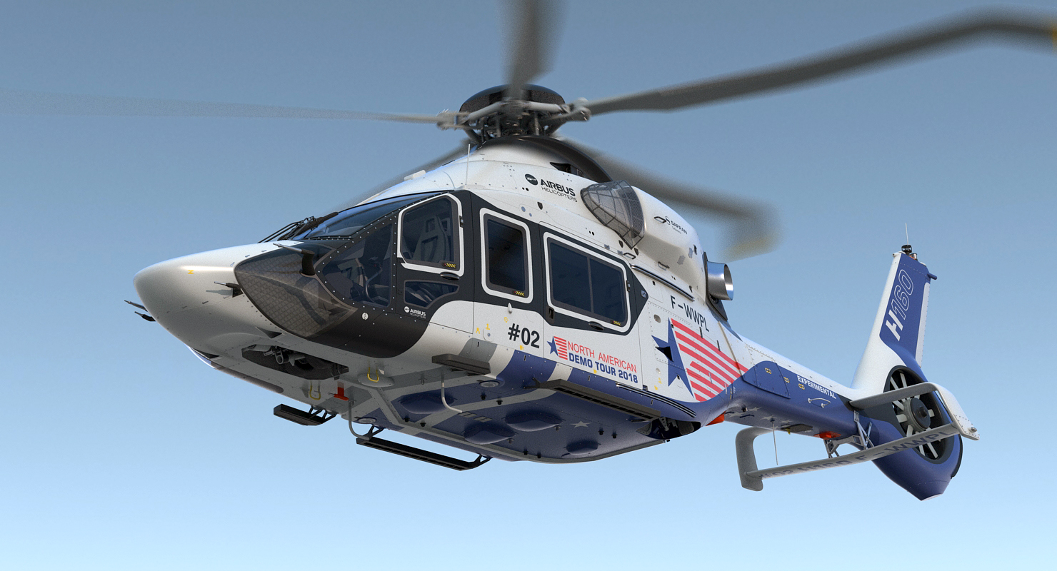 Helicopter Airbus H160 3D