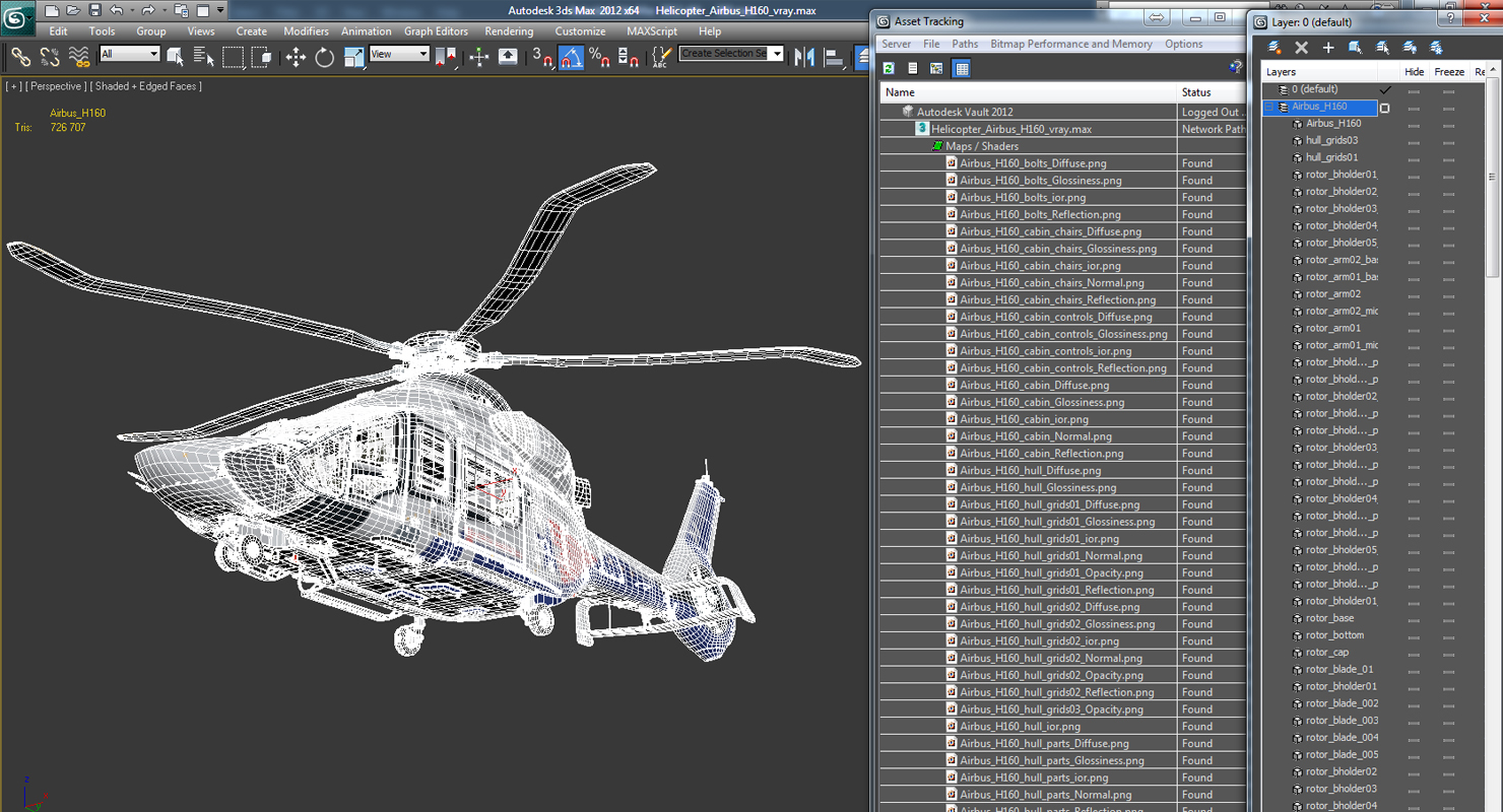 Helicopter Airbus H160 3D