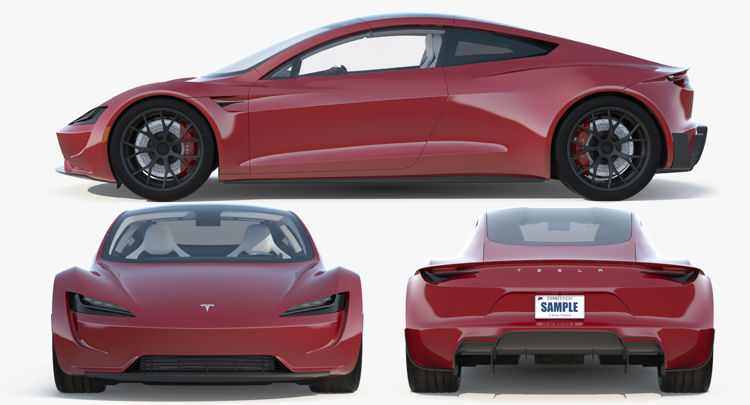 Tesla Roadster 3D model