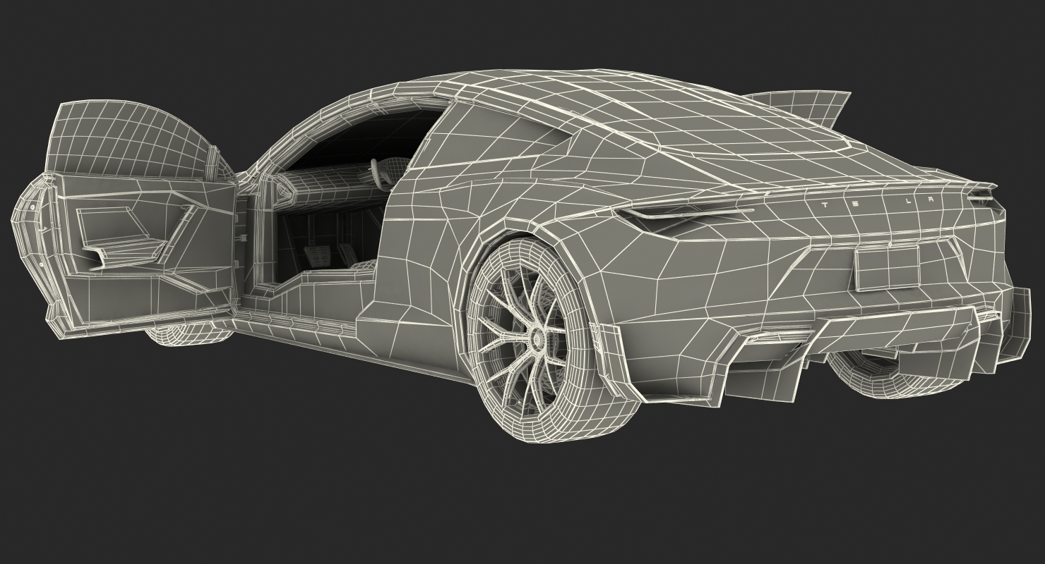 Tesla Roadster 3D model