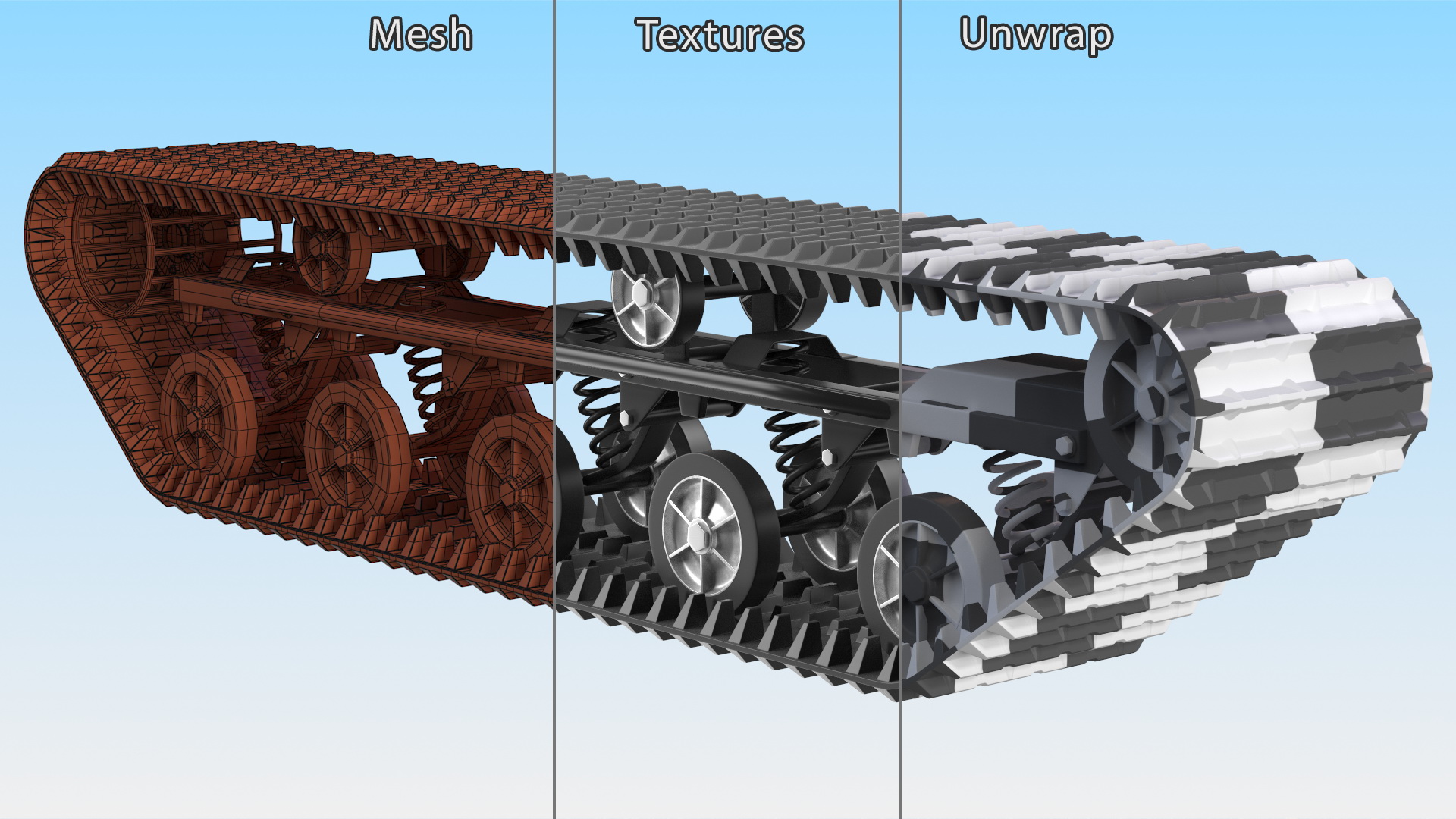 ATV Track 3D model