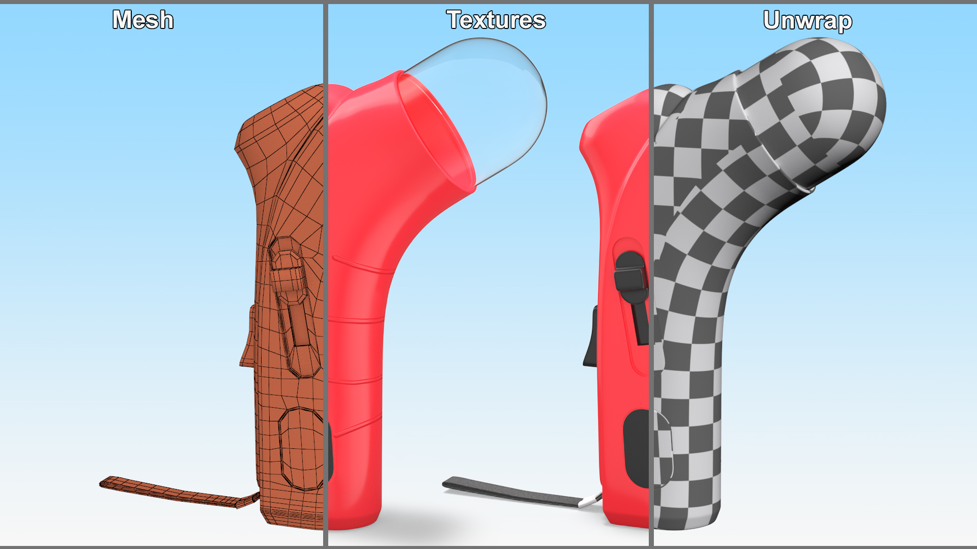 3D Dog Snack Training Gun Red