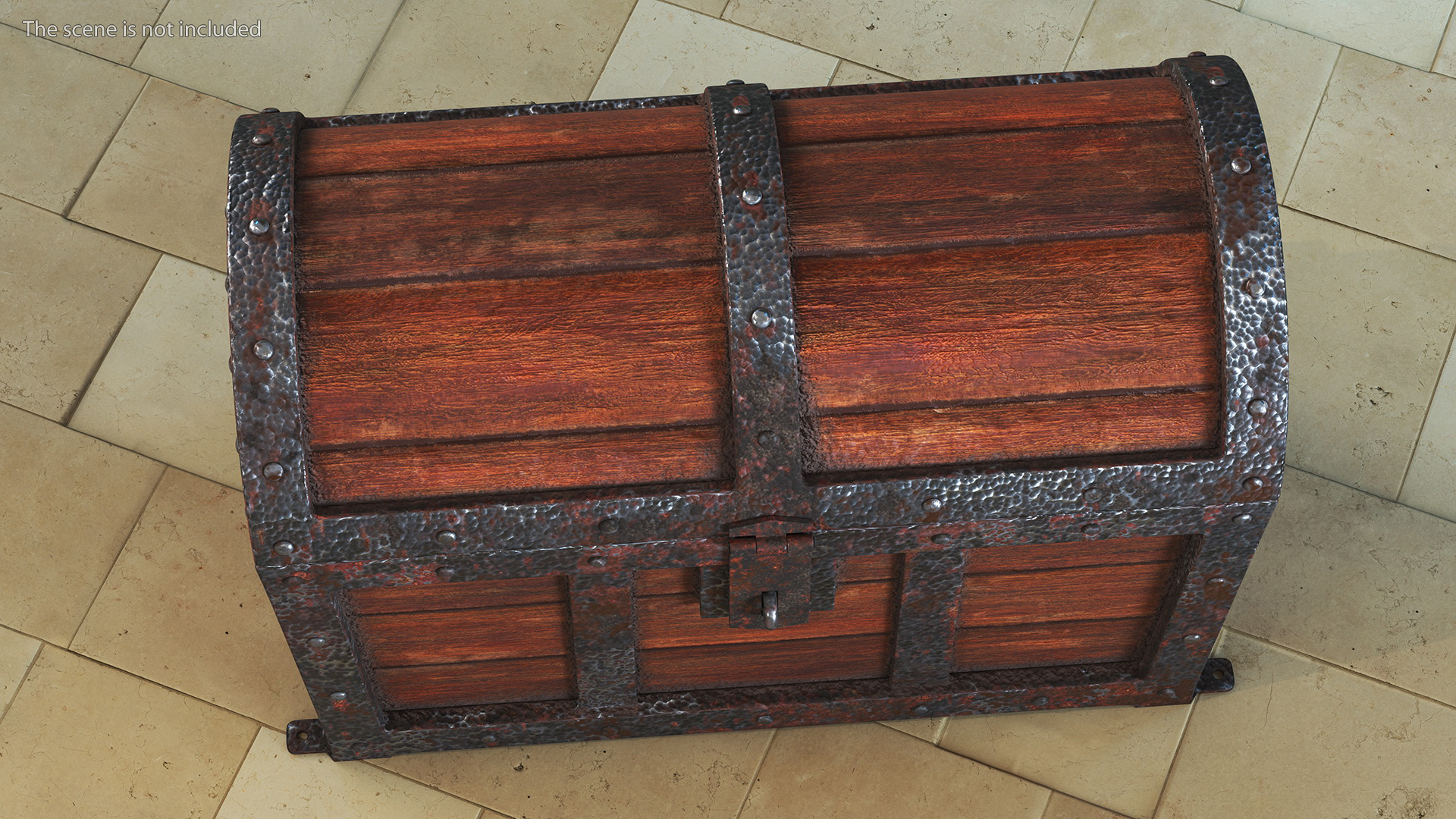 3D Treasure Chest Closed