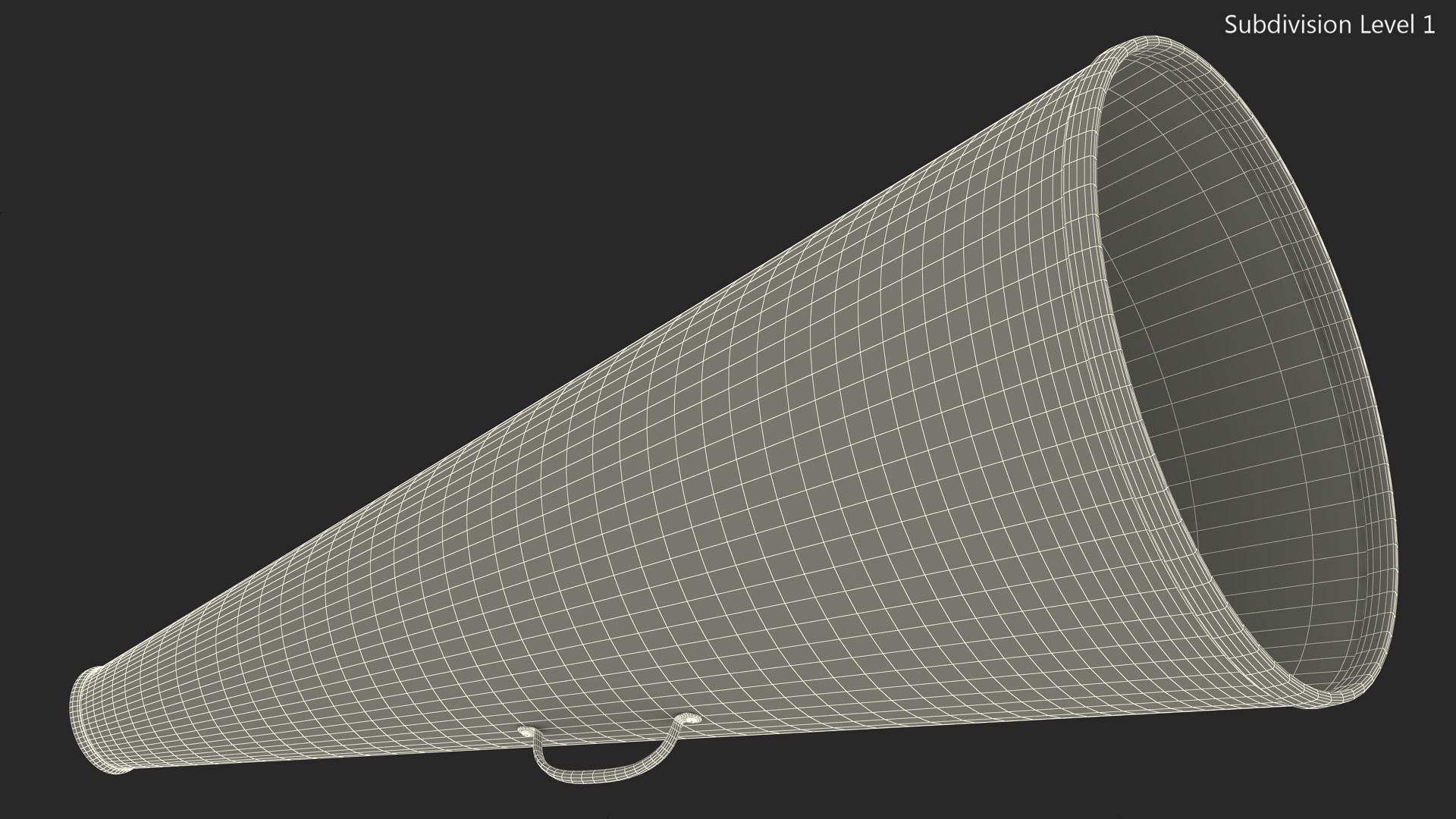 3D Classic Handheld Megaphone