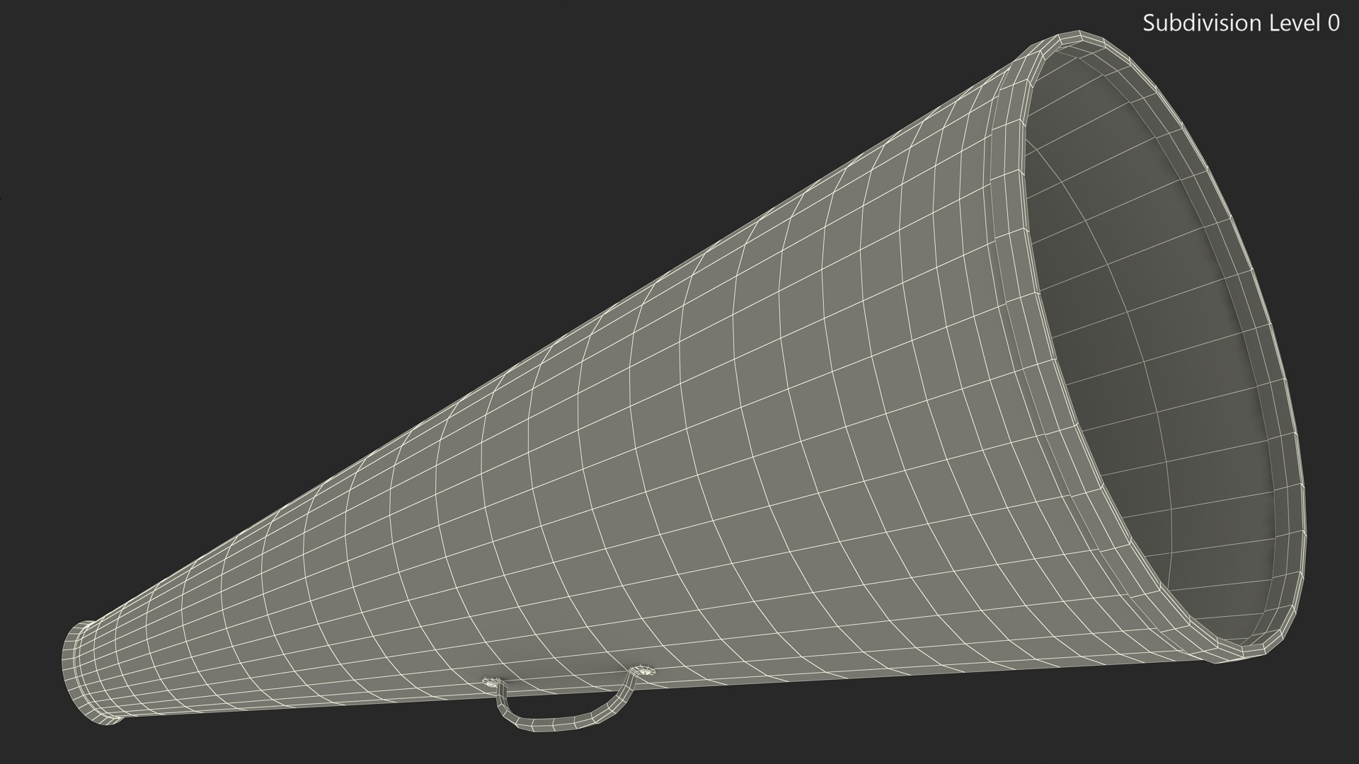 3D Classic Handheld Megaphone
