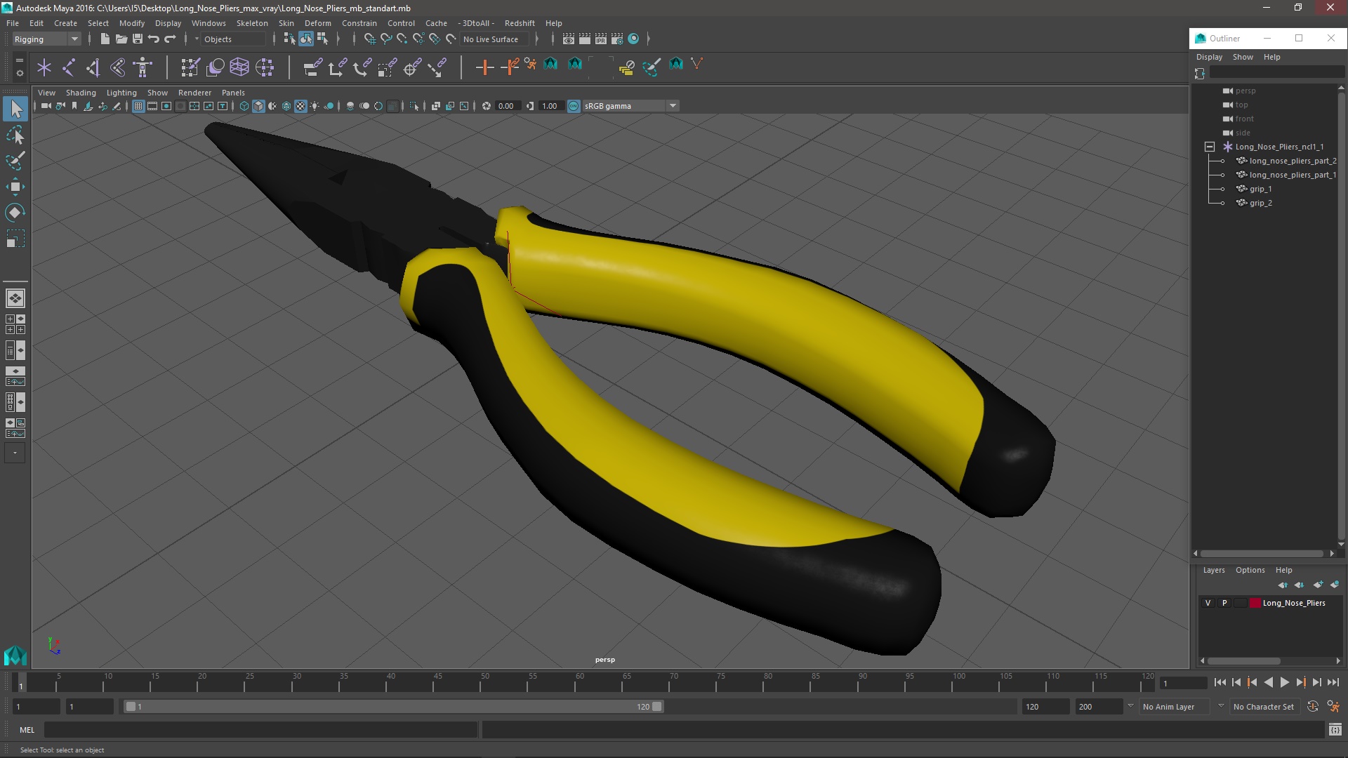 3D Long Nose Pliers
