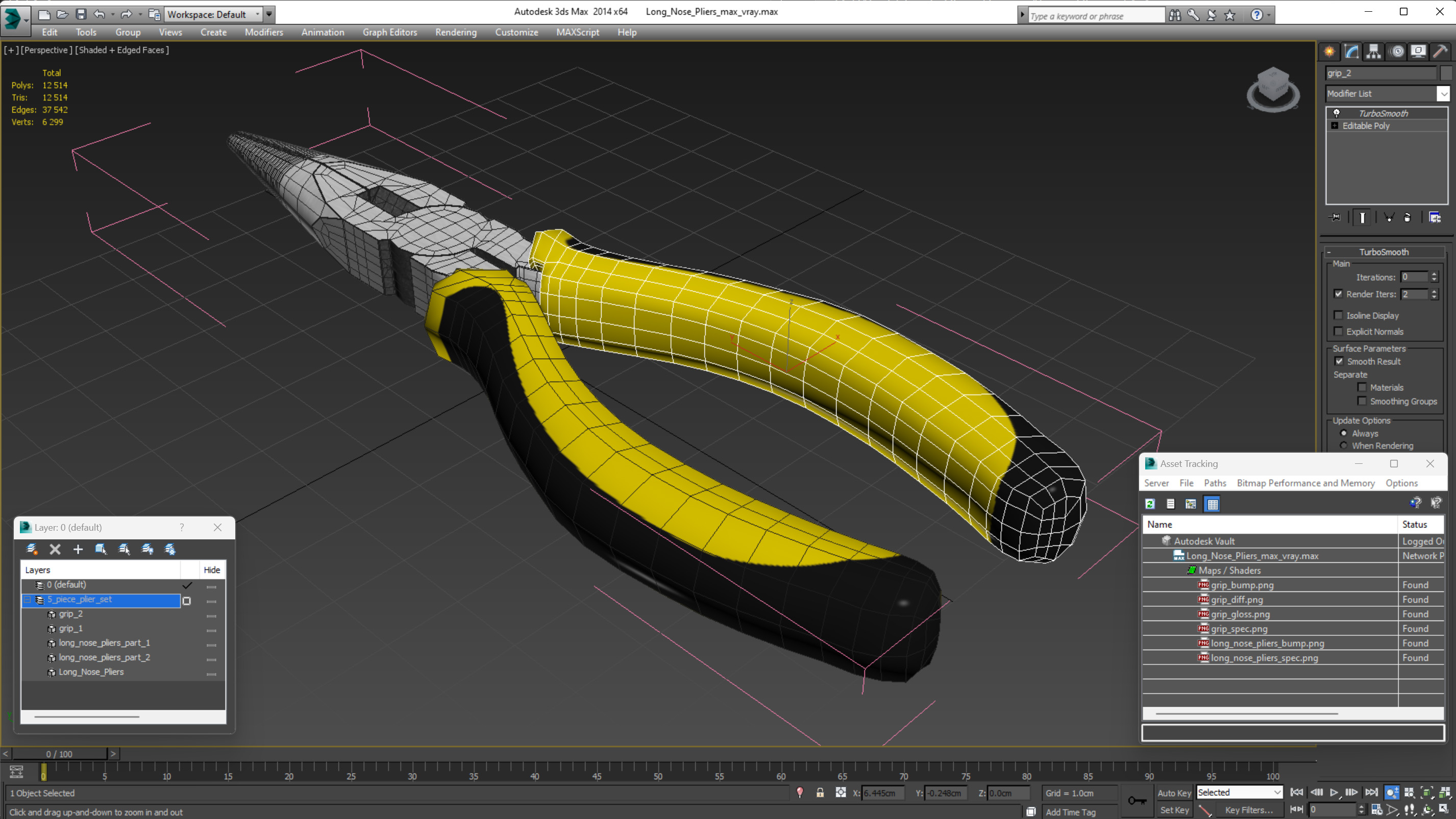 3D Long Nose Pliers