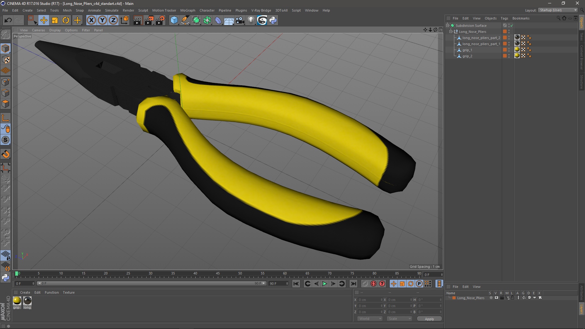 3D Long Nose Pliers