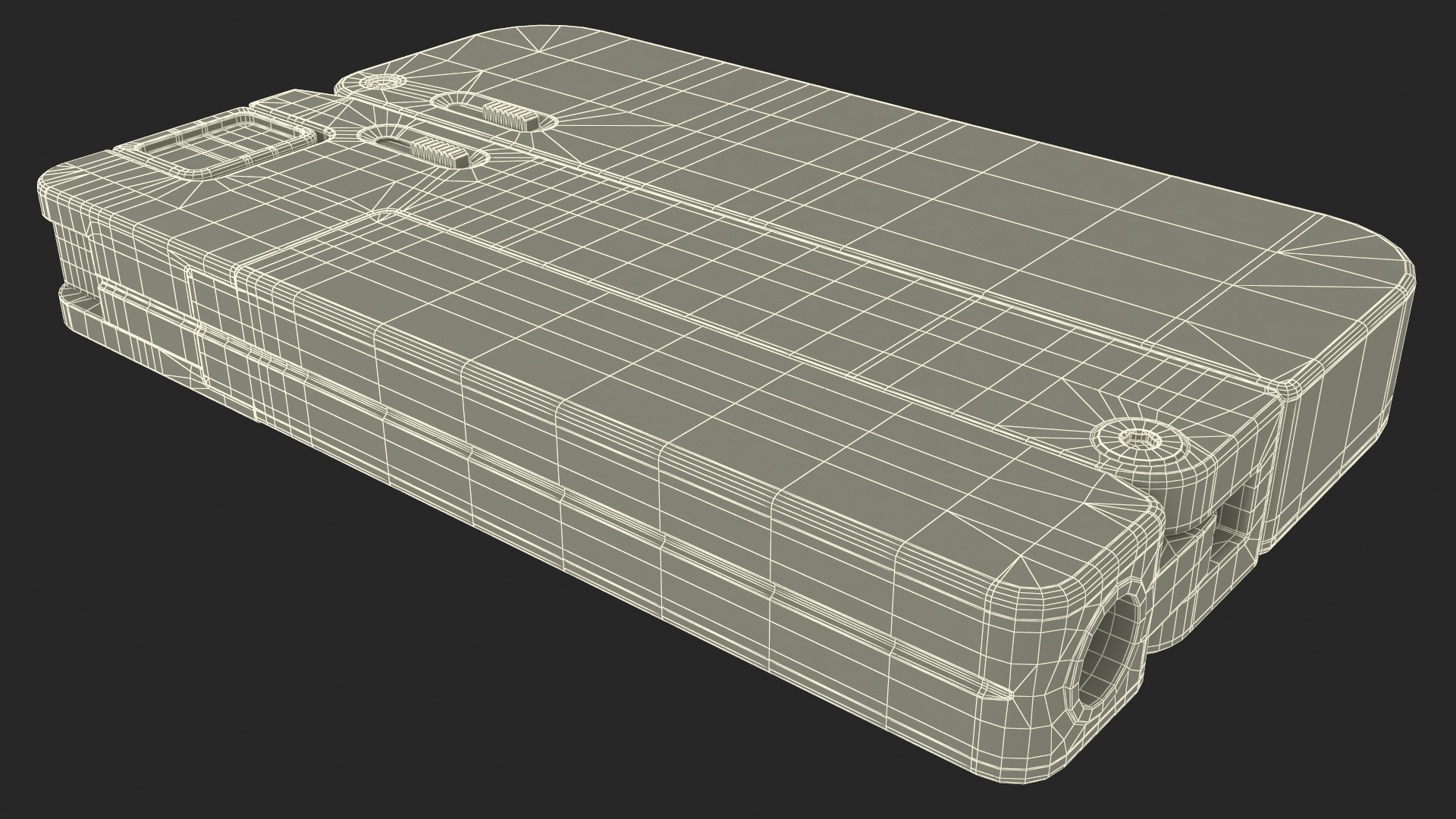 Foldable Wallet Pistol 3D