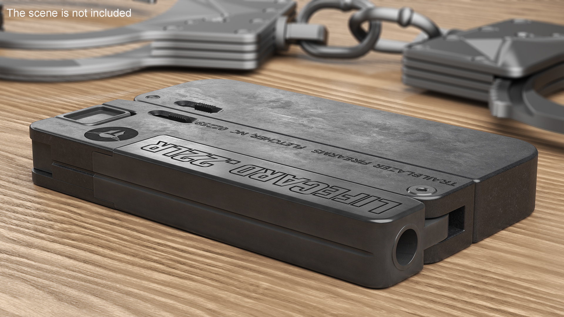 Foldable Wallet Pistol 3D
