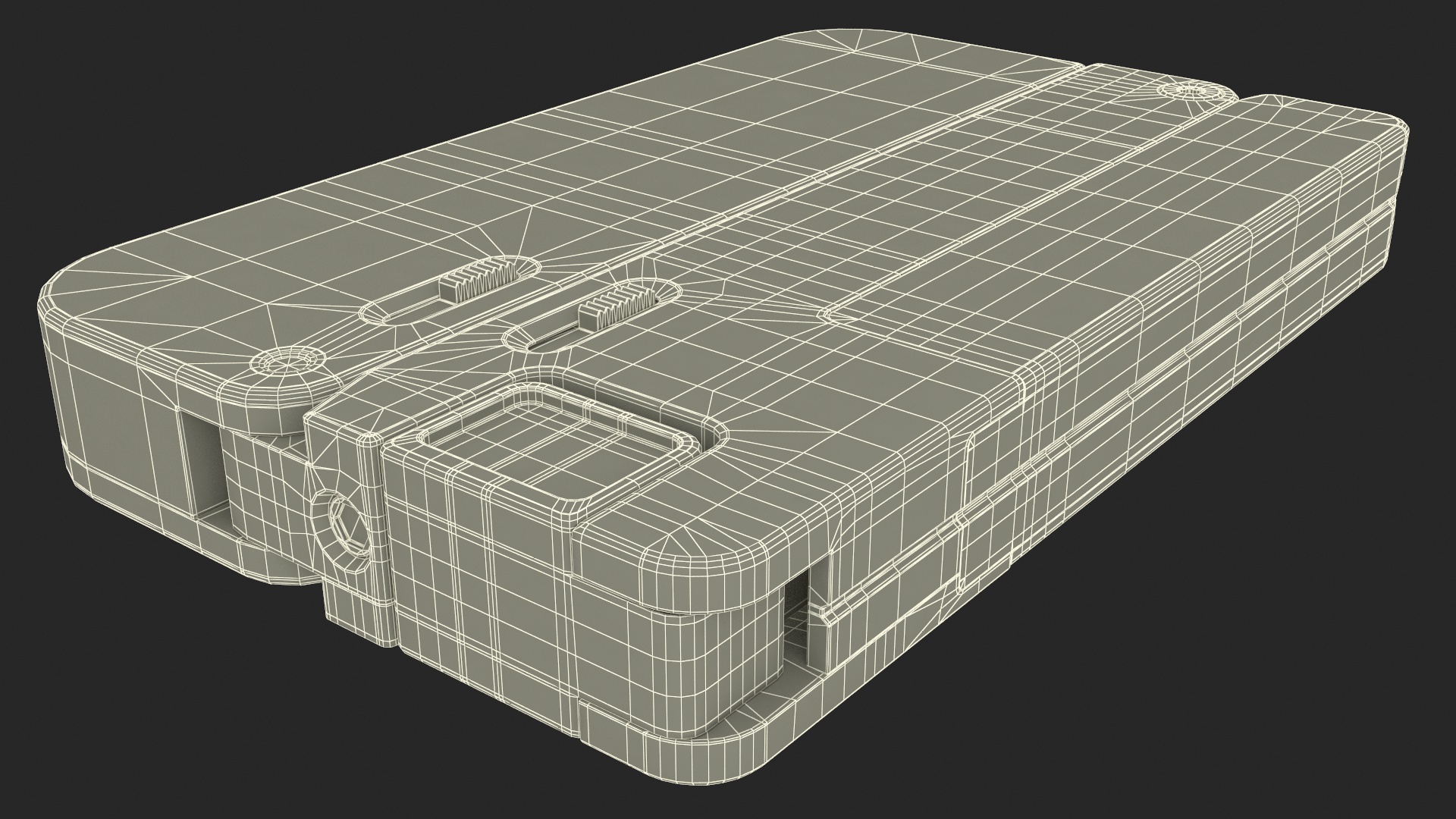 Foldable Wallet Pistol 3D