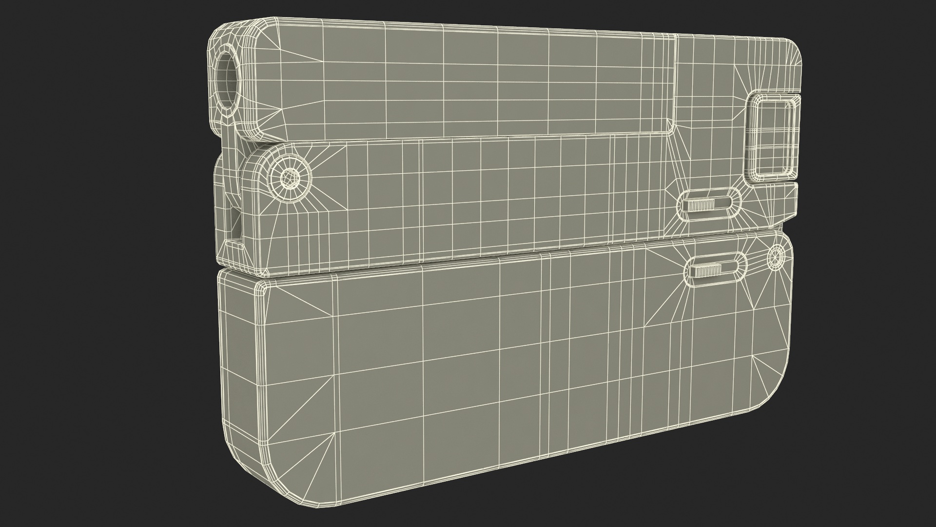 Foldable Wallet Pistol 3D