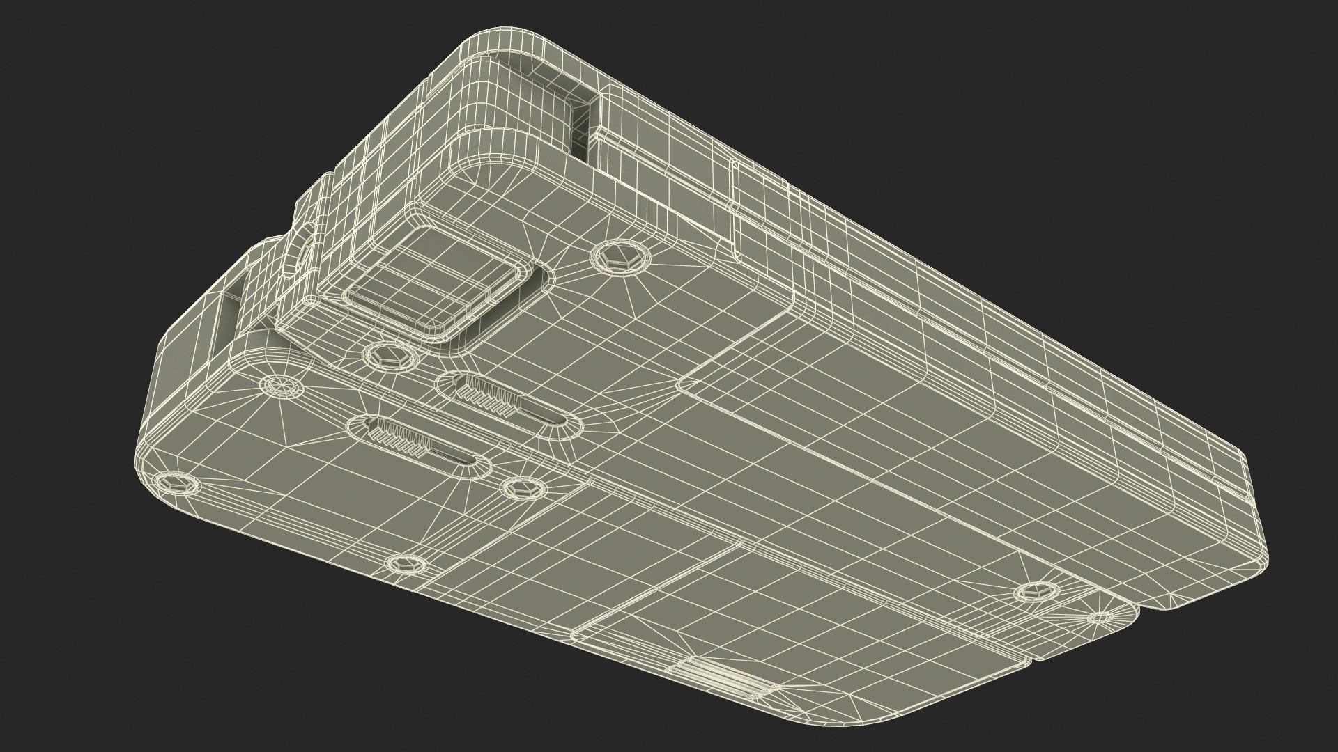 Foldable Wallet Pistol 3D