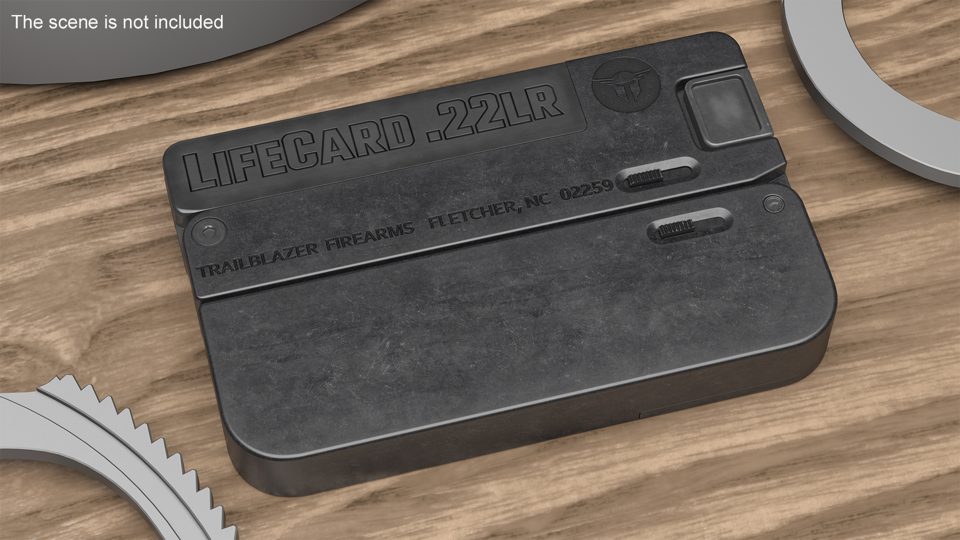 Foldable Wallet Pistol 3D