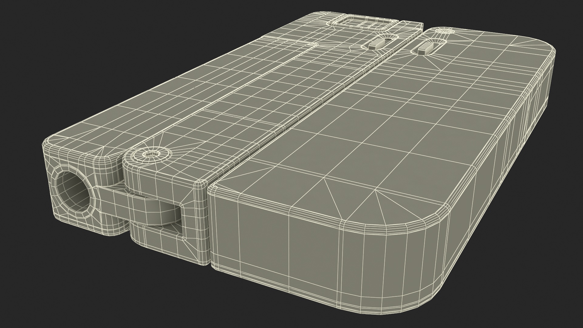 Foldable Wallet Pistol 3D