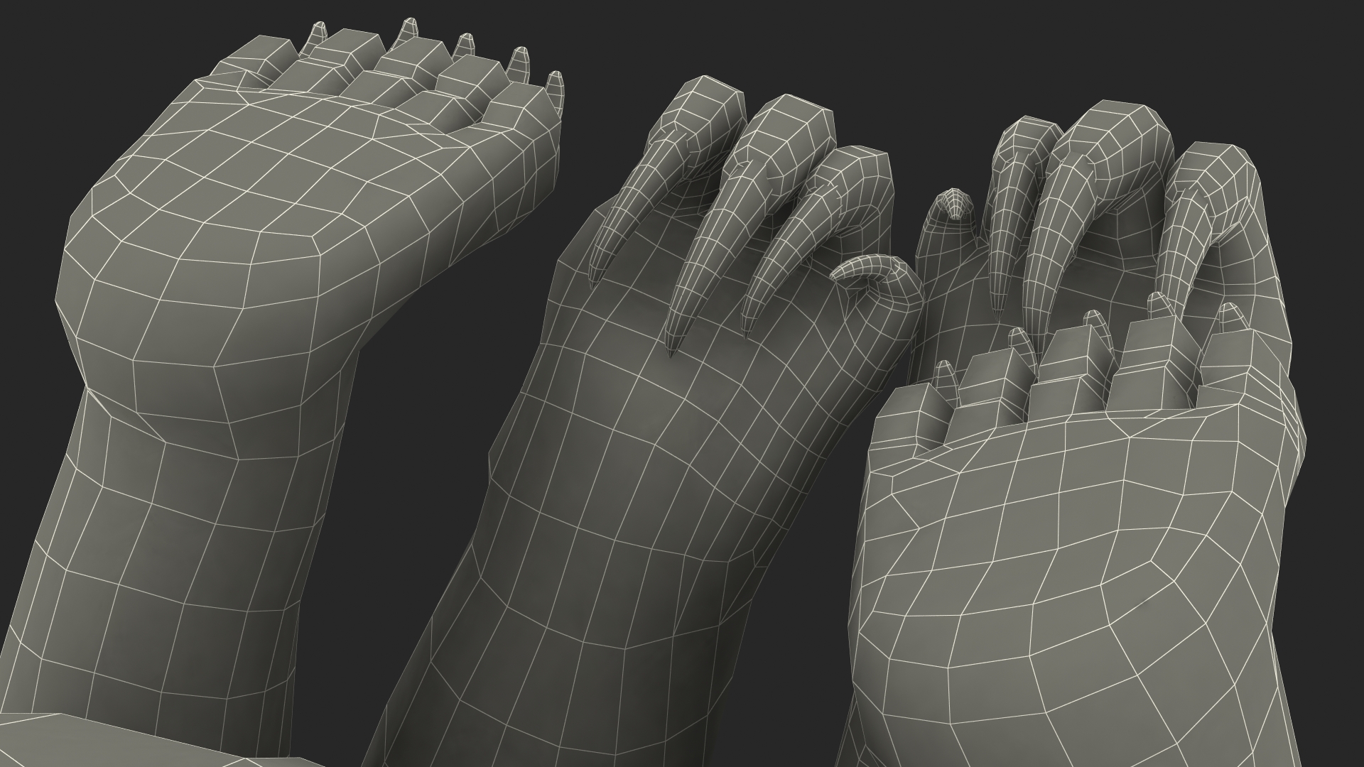 3D model Anteater Sitting Pose Fur