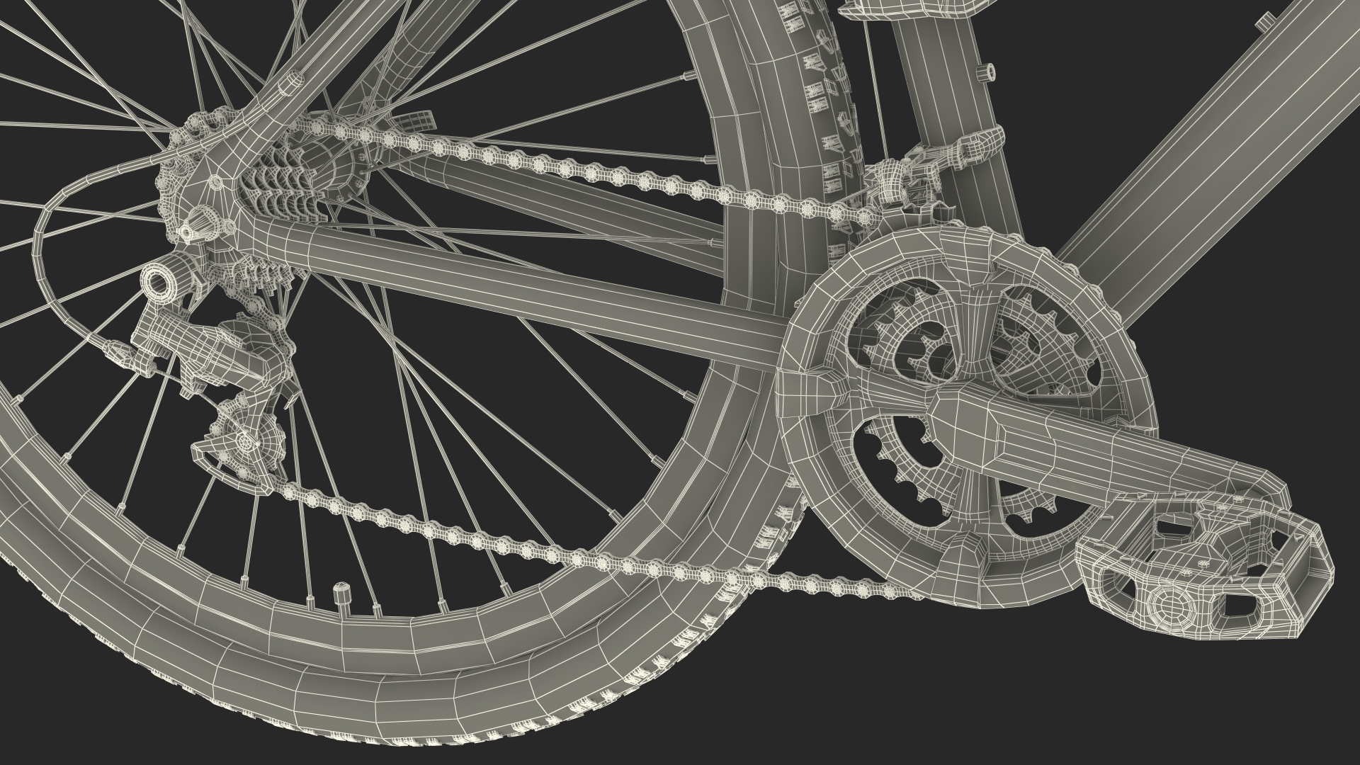 Bike with Child Crash Test Dummy in Safety Seat 3D
