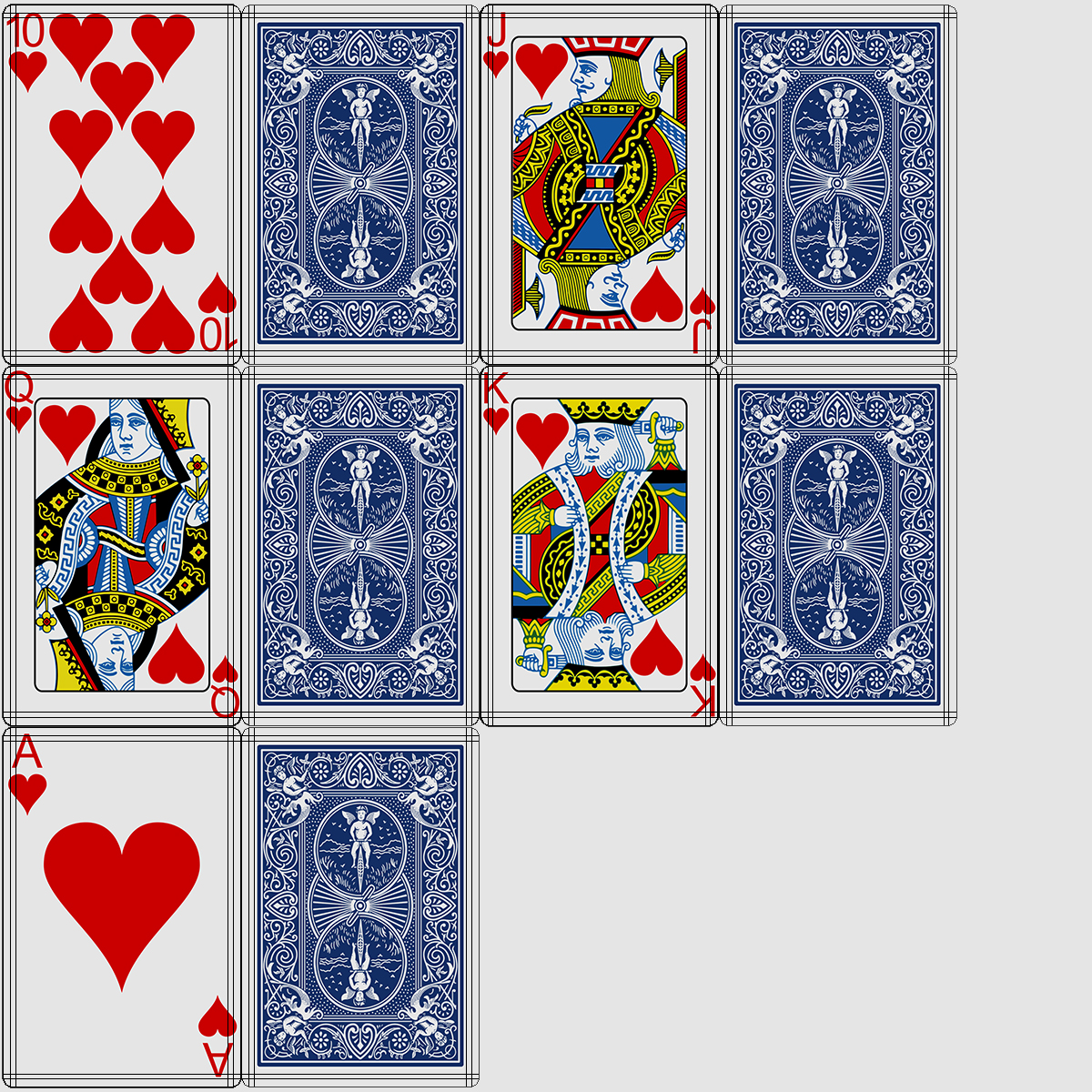 3D Poker Royal Straight Flush