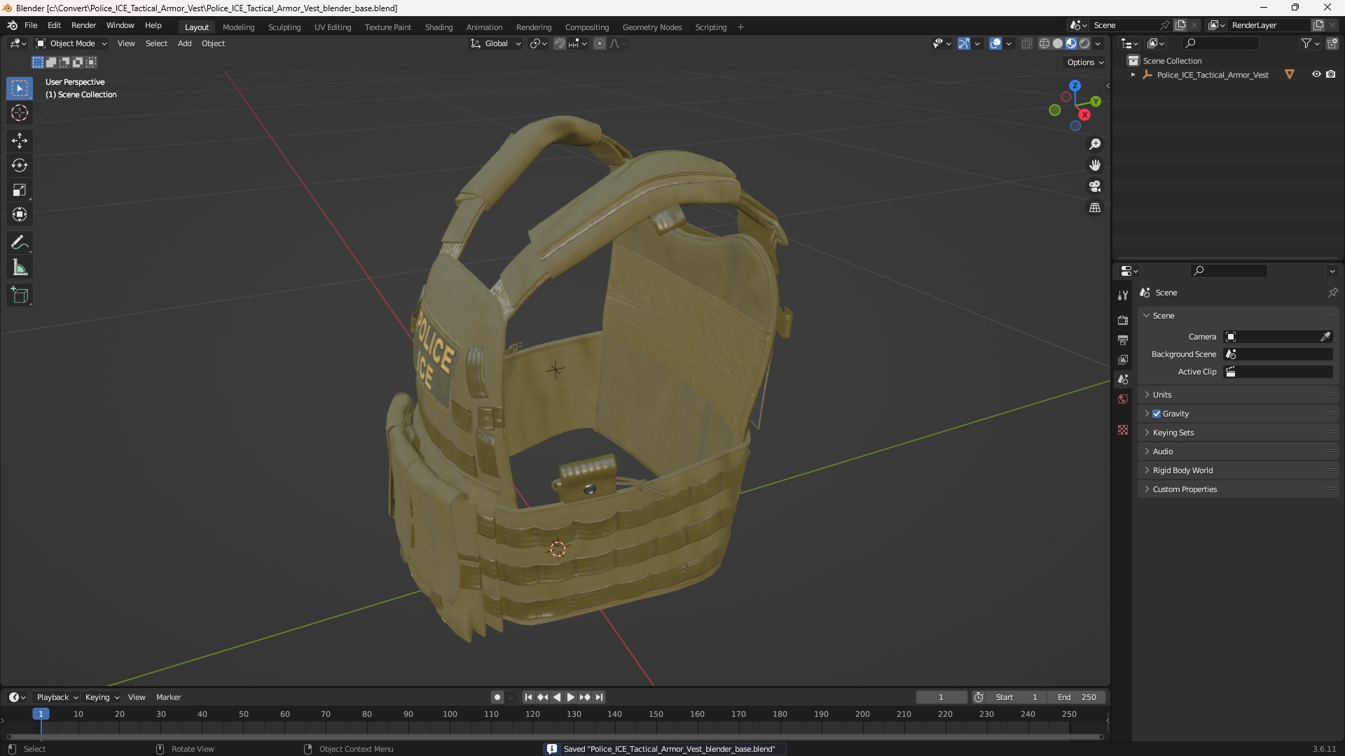 Police ICE Tactical Armor Vest - view 10