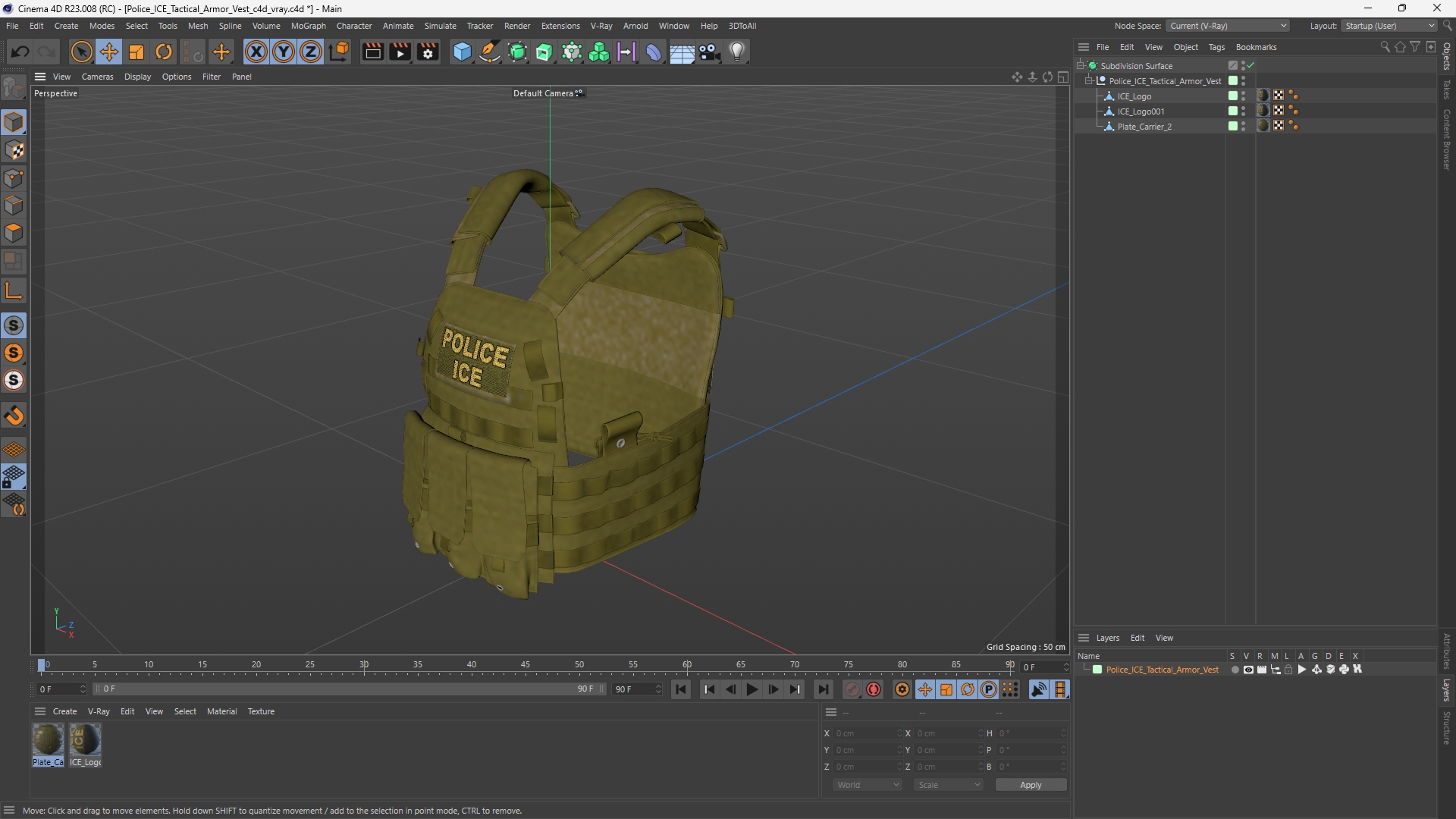 Police ICE Tactical Armor Vest - view 12
