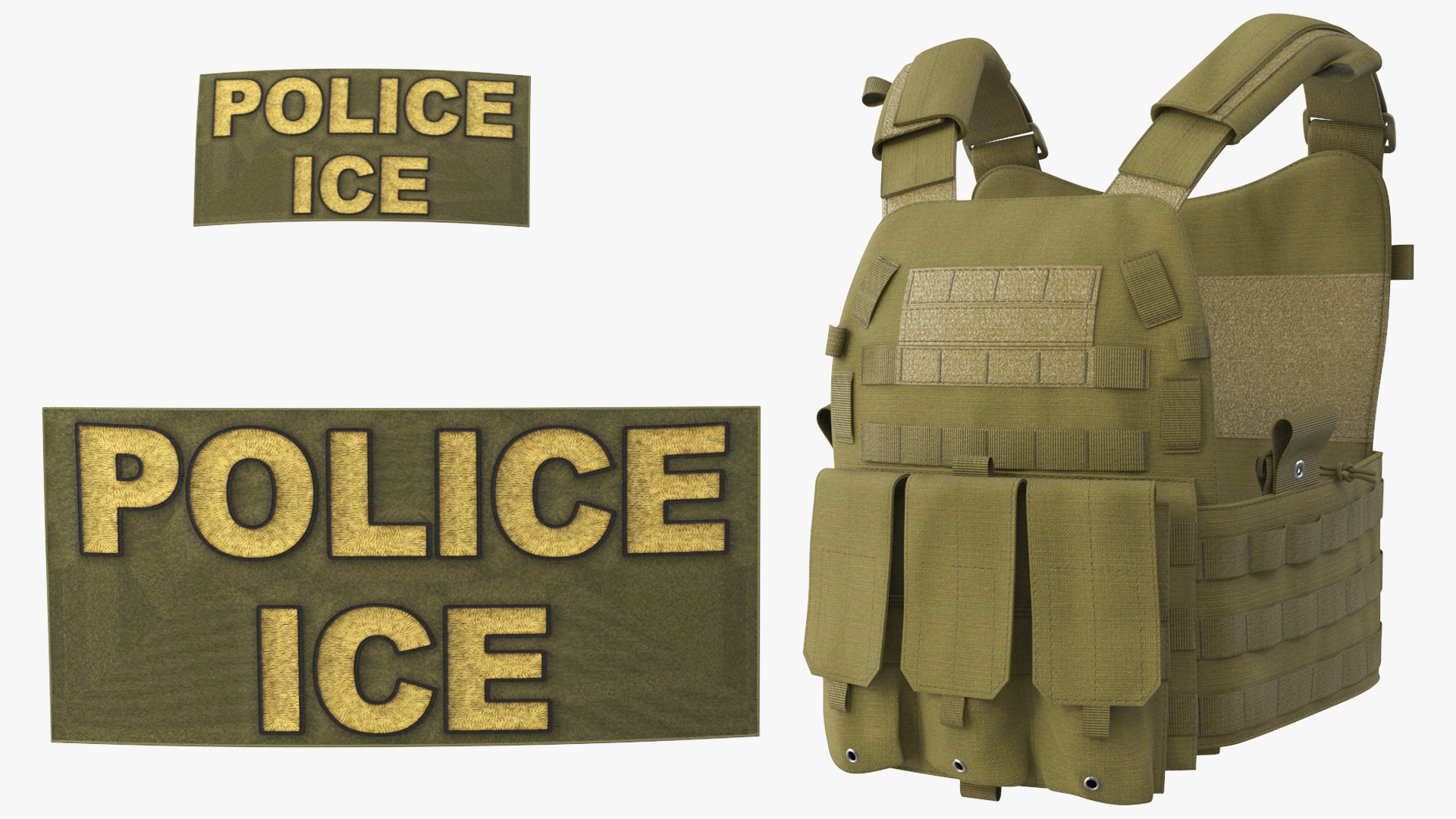 Police ICE Tactical Armor Vest - view 6