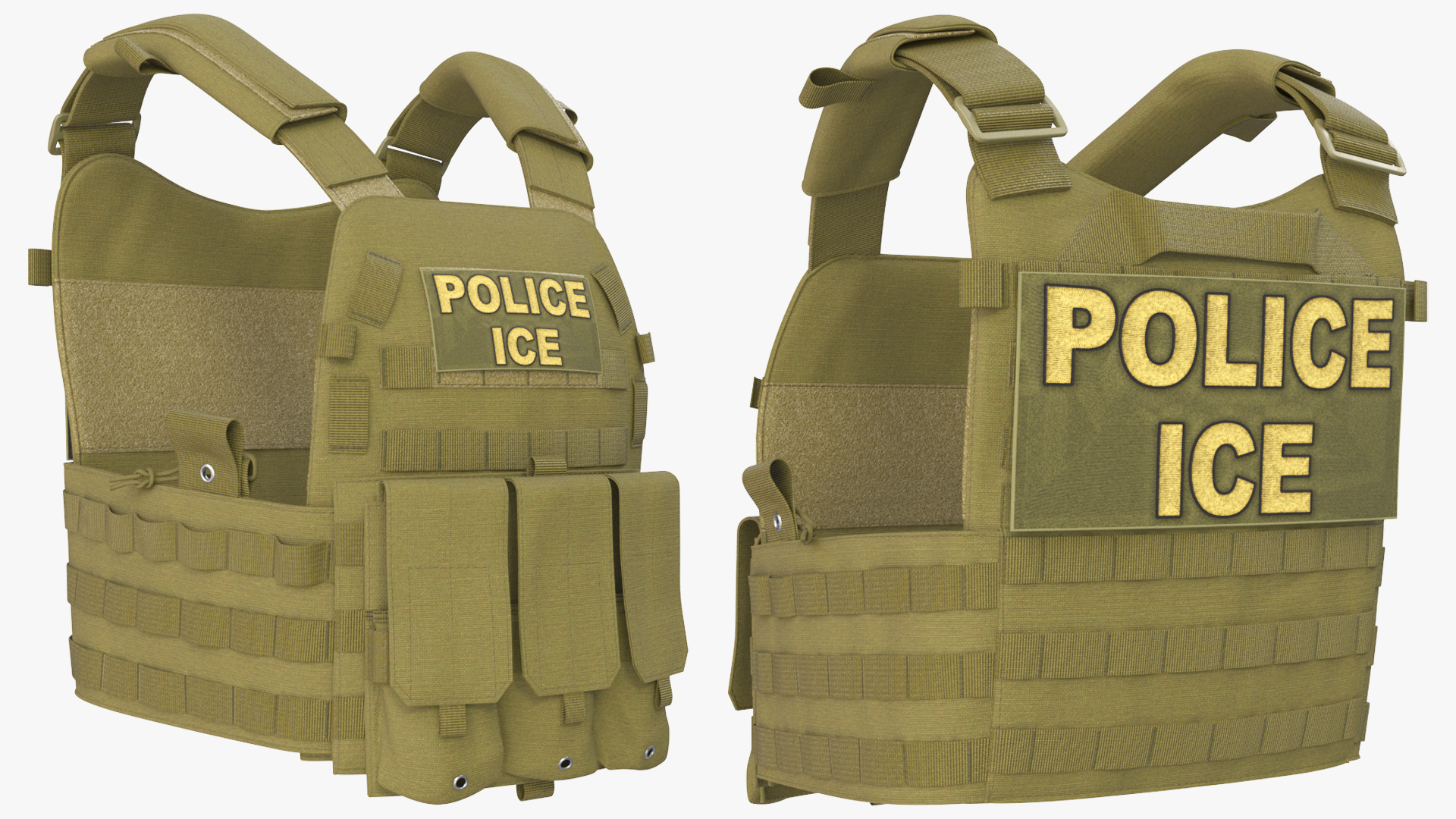 Police ICE Tactical Armor Vest - view 4