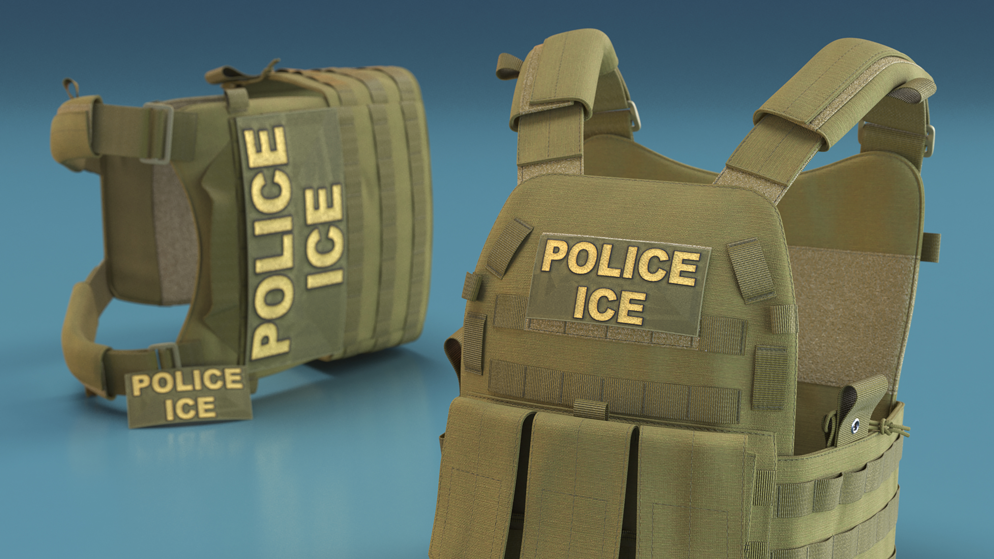 Police ICE Tactical Armor Vest - view 3