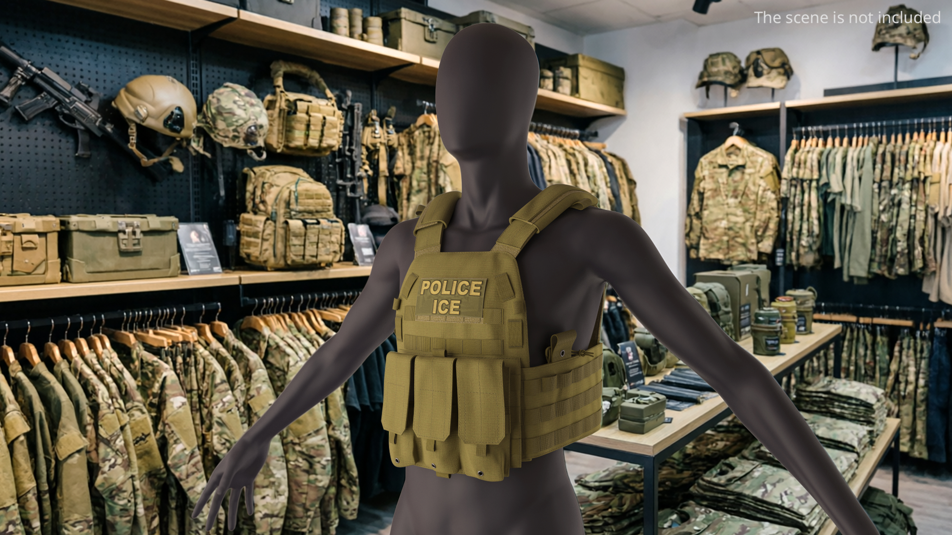 Police ICE Tactical Armor Vest - view 2