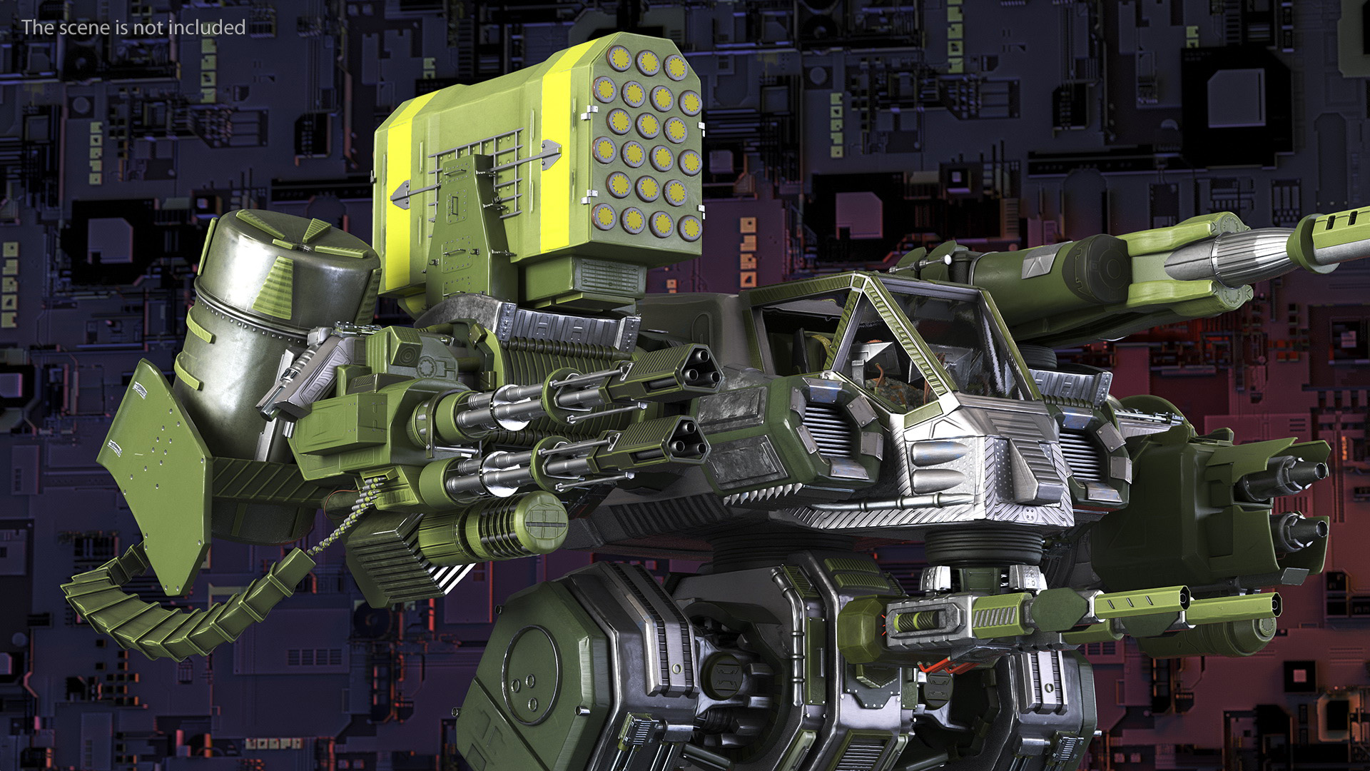 Piloted Large Robot 3D model