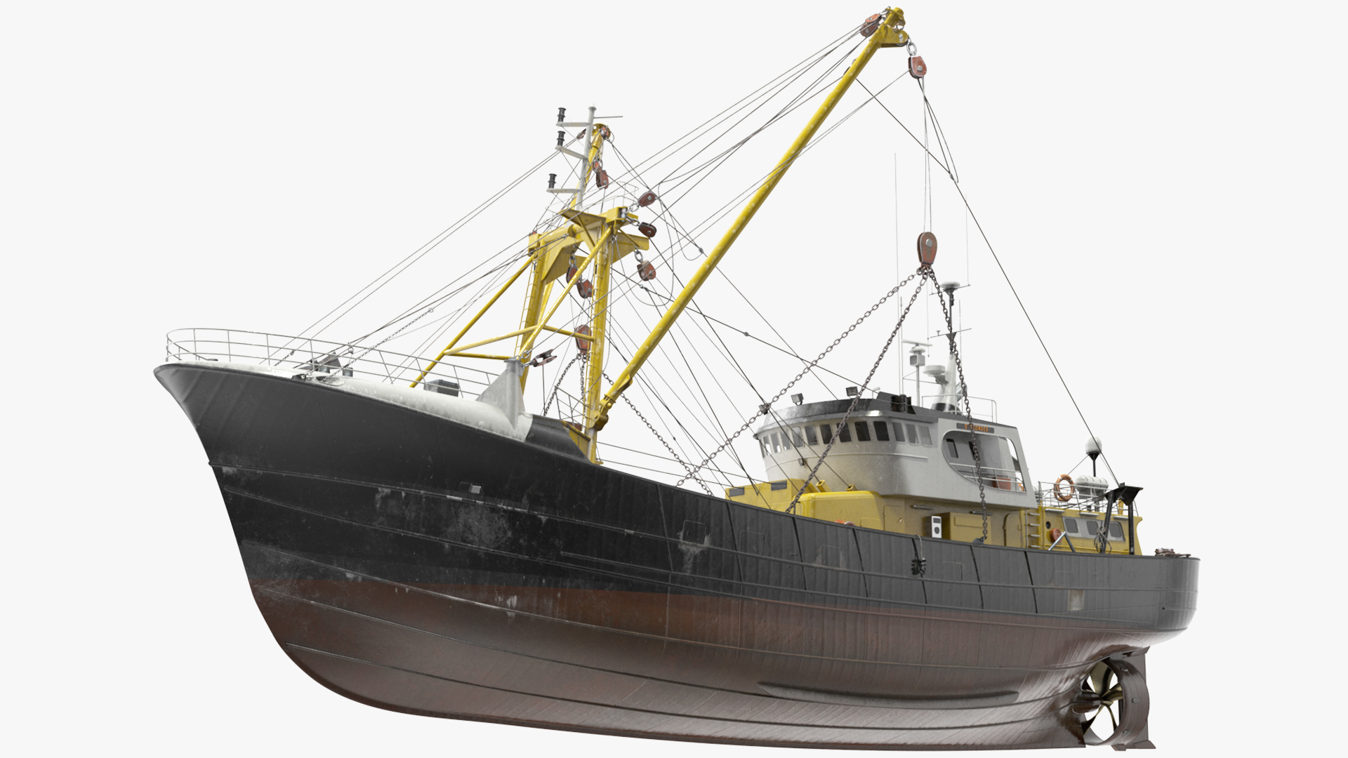 3D model Fishing Boat Trawler
