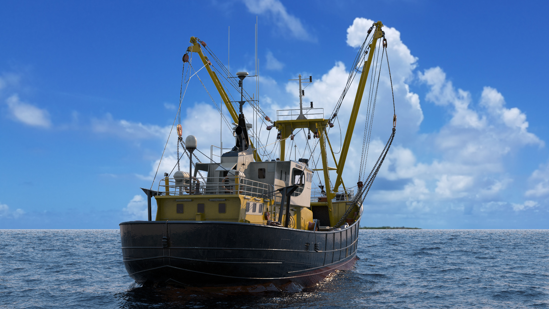 3D model Fishing Boat Trawler