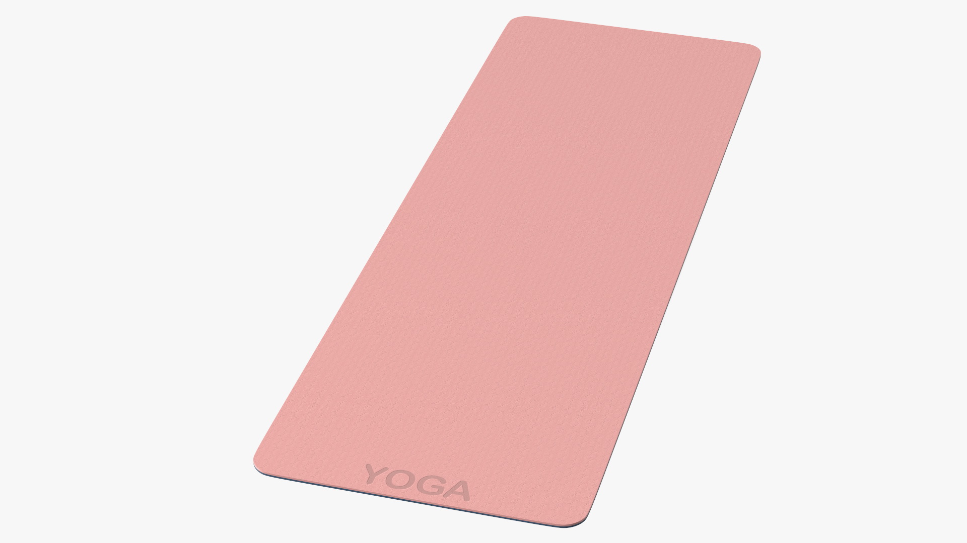 3D model Yoga Mat Unwrap Pink