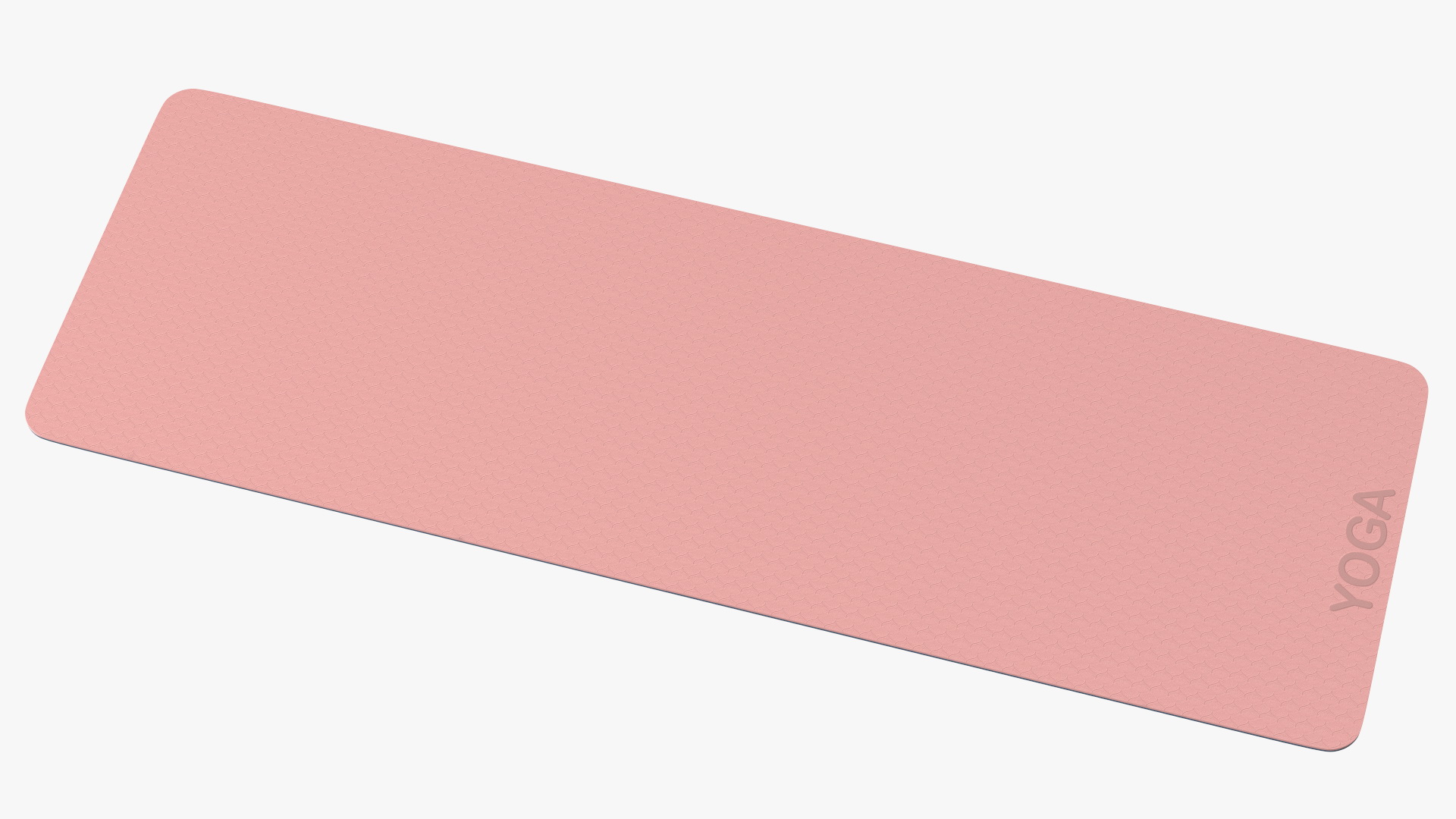 3D model Yoga Mat Unwrap Pink