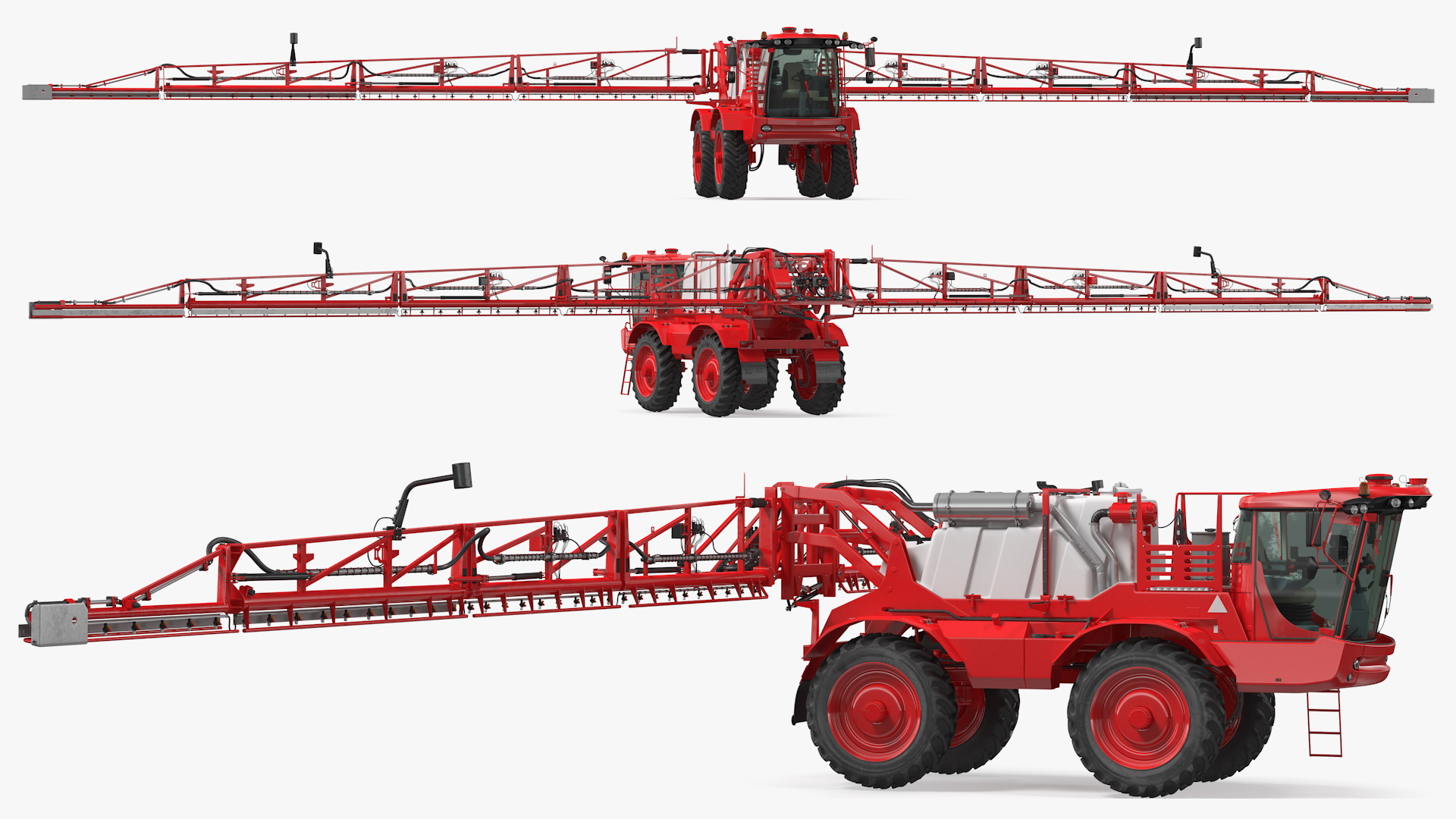 Self Propelled Crop Sprayer 3D