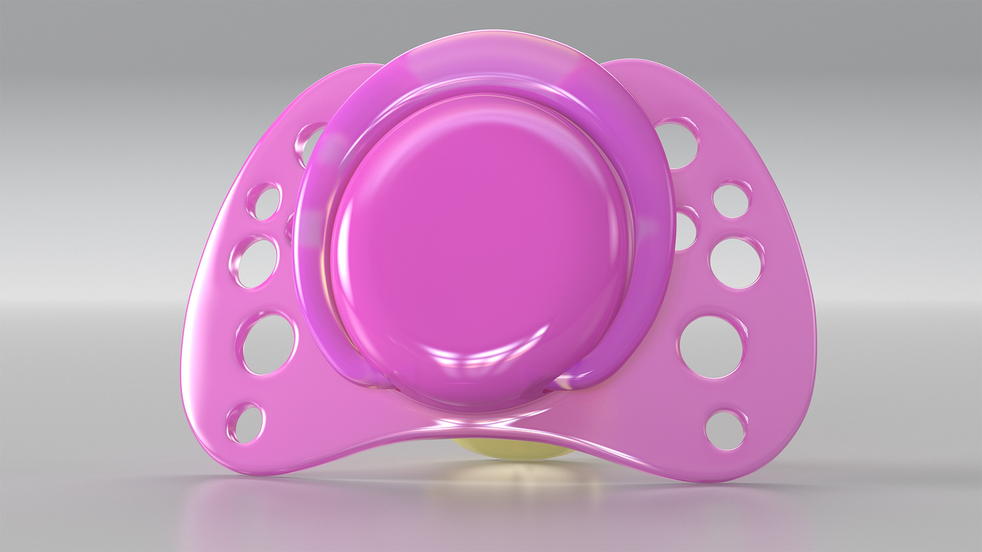 3D model Pink Baby Dummy