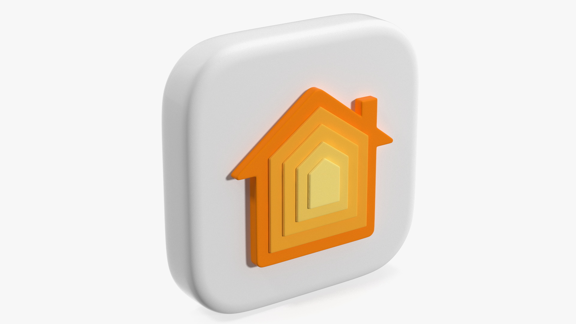3D model iPhone iOS Home Icon