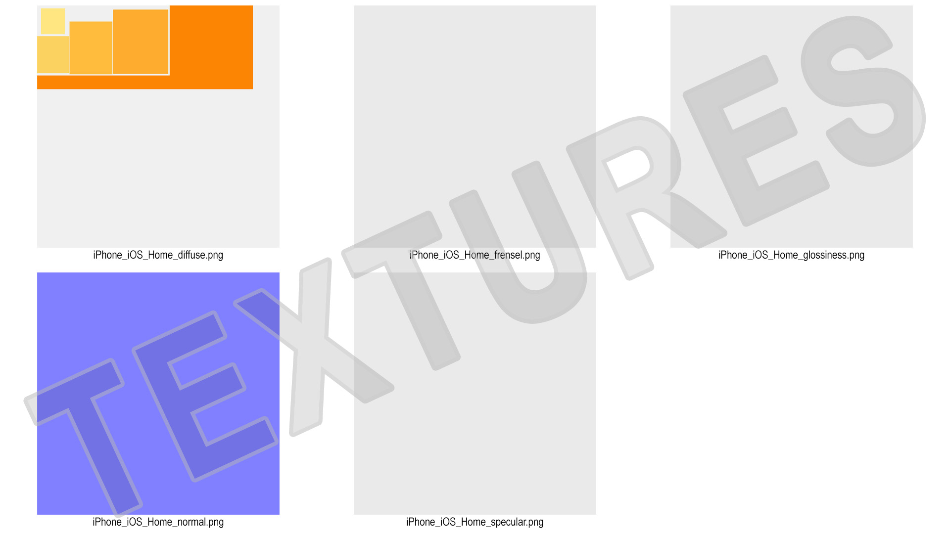 3D model iPhone iOS Home Icon