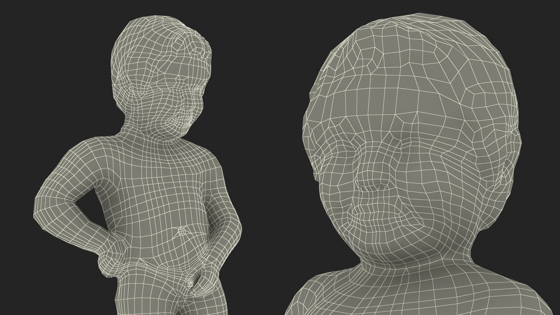 Manneken Pis Statue 3D model