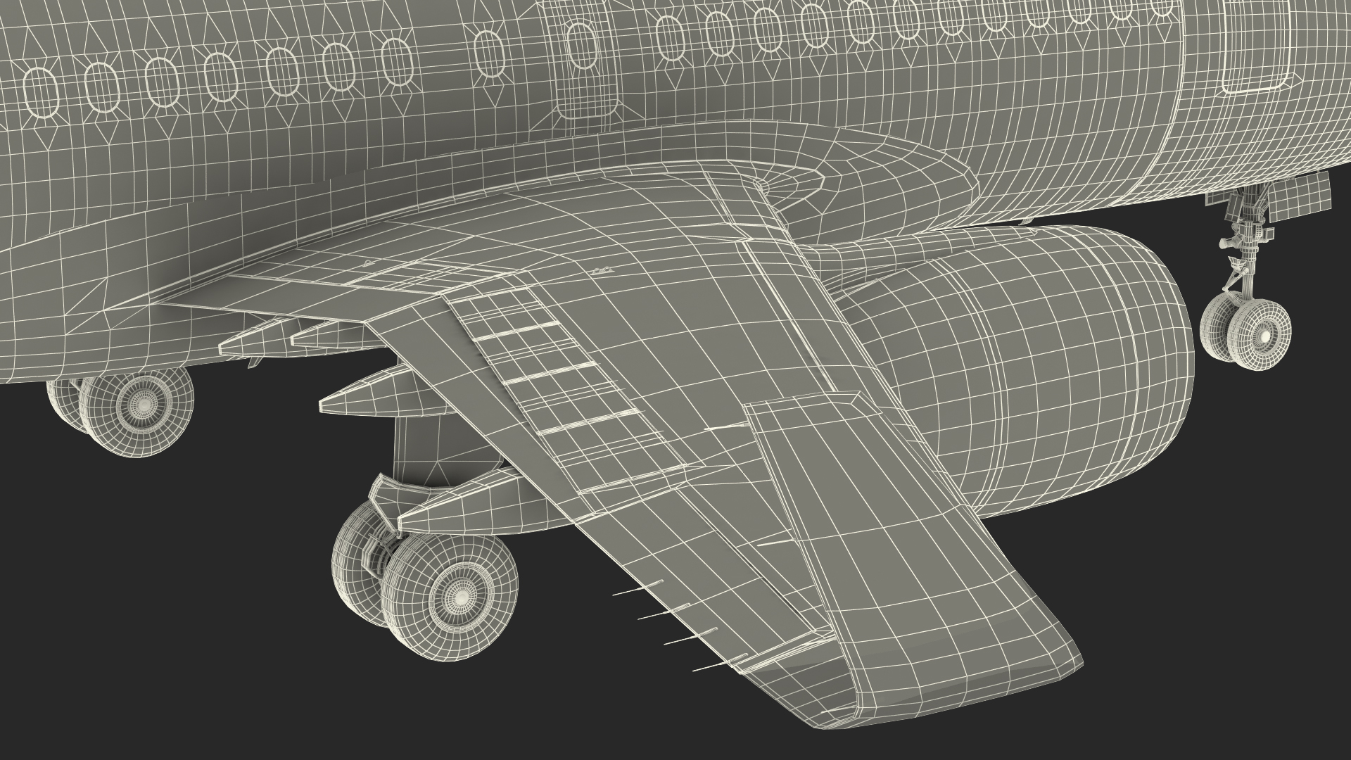 3D Airbus A220 100 Detailed Interior Generic Rigged model
