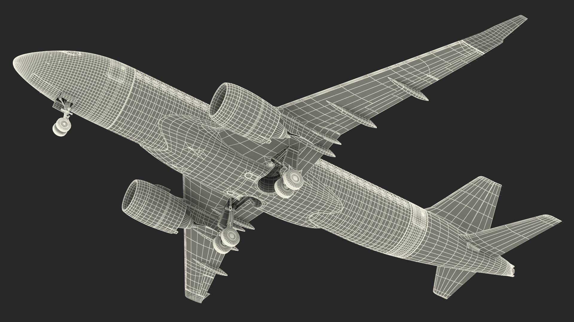 3D Airbus A220 100 Detailed Interior Generic Rigged model