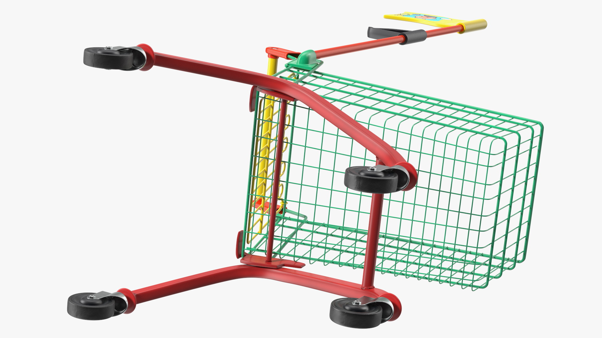 Kid Size Shopping Cart 3D