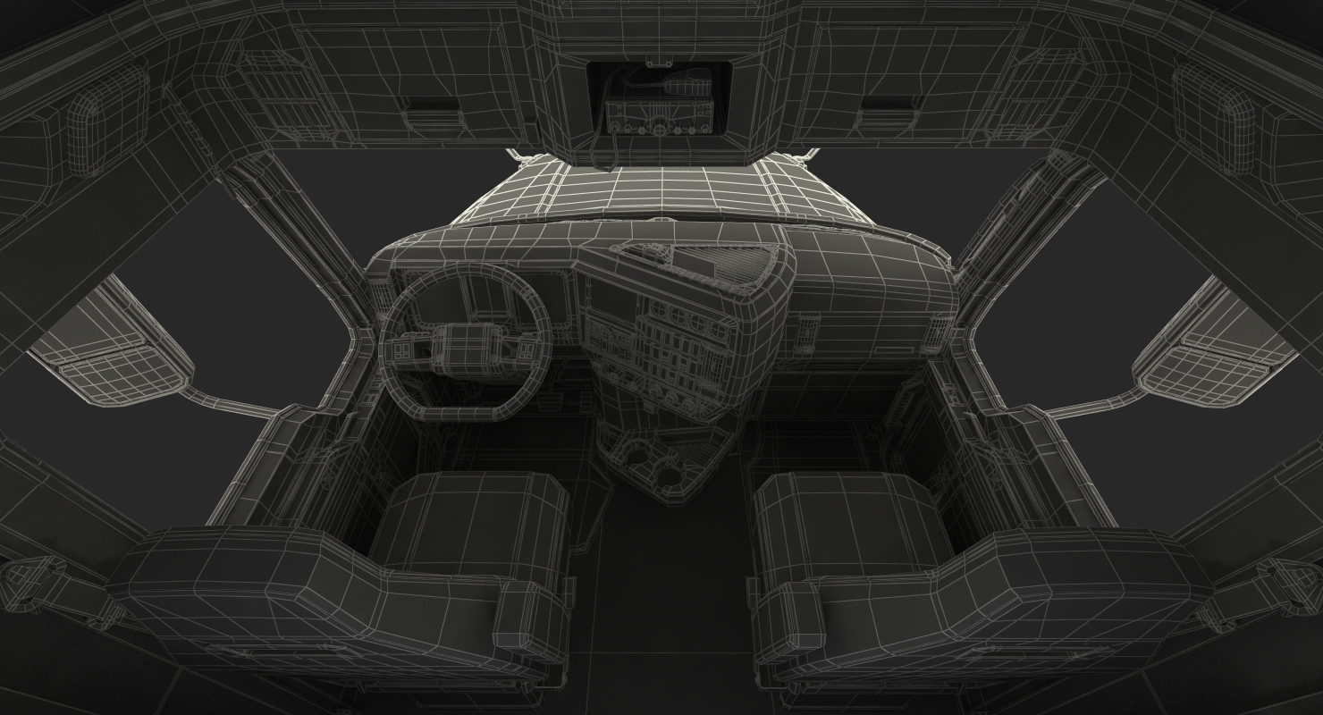 Mack Anthem Truck 2018 Rigged 3D model