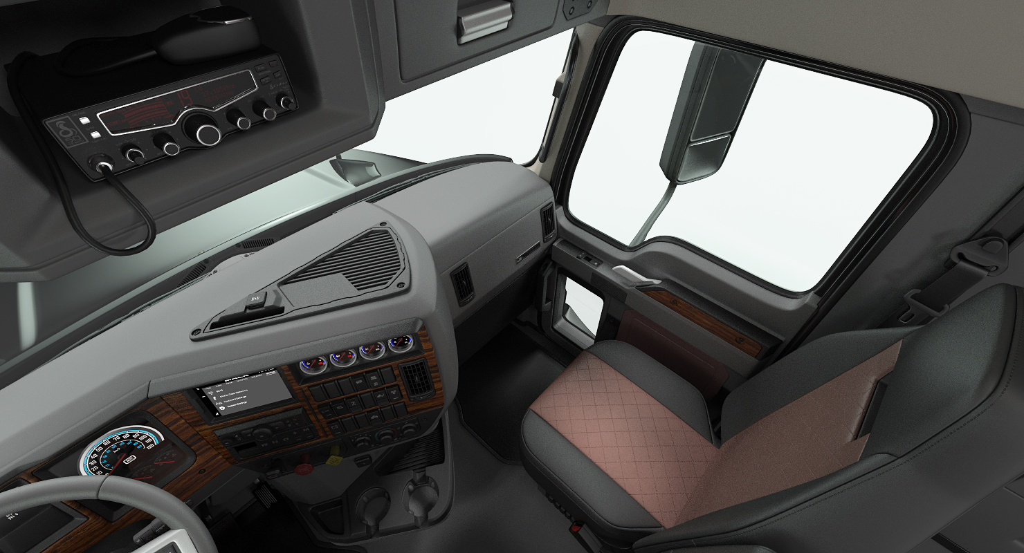 Mack Anthem Truck 2018 Rigged 3D model