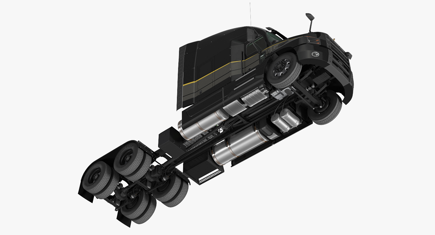 Mack Anthem Truck 2018 Rigged 3D model